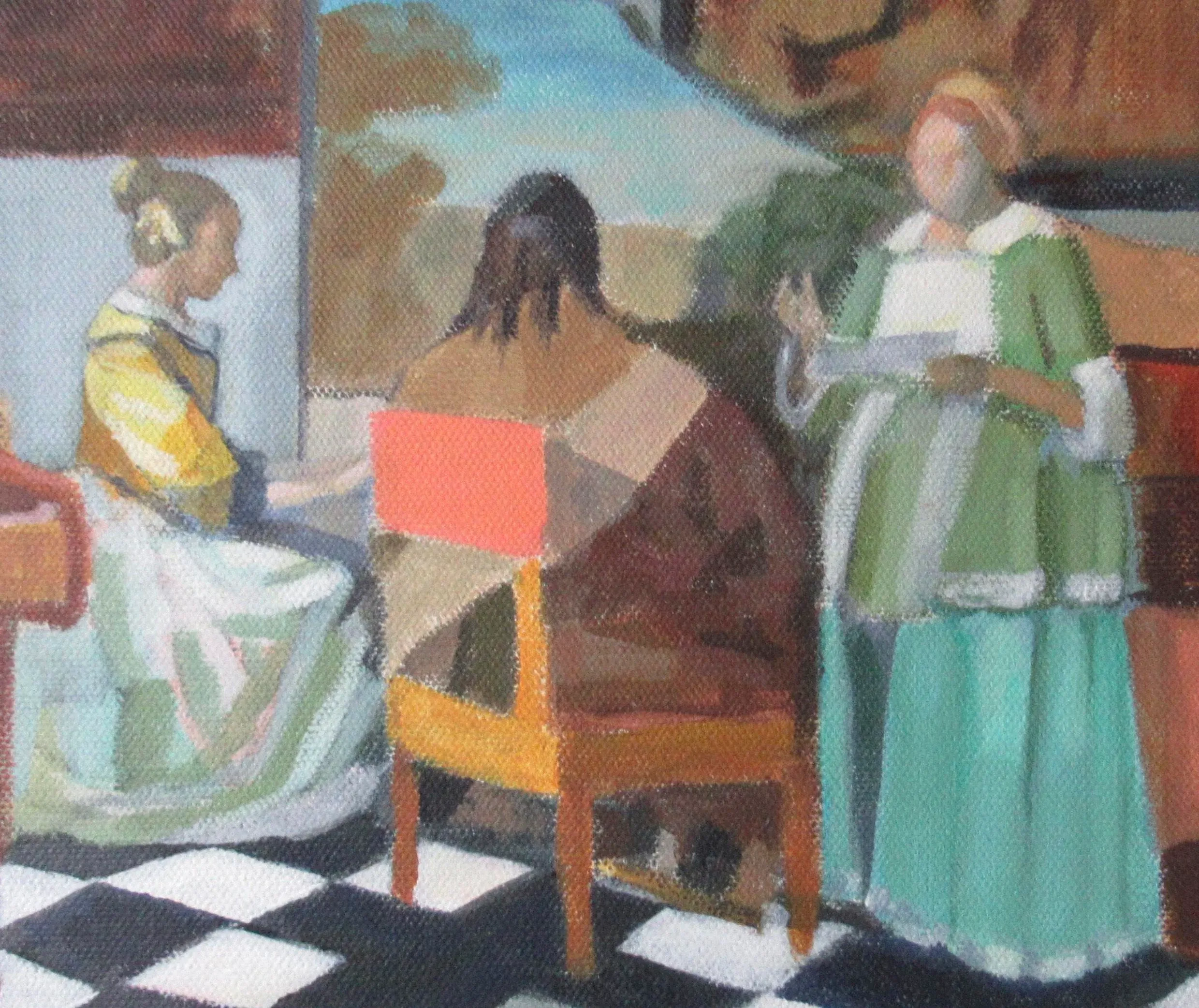 The Concert, After Vermeer, by Anne Carrozza Remick | Chairish