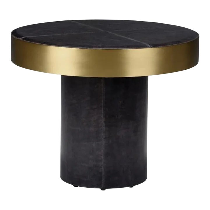 Image showcasing Penthouse Leather Coffee Table | Chairish