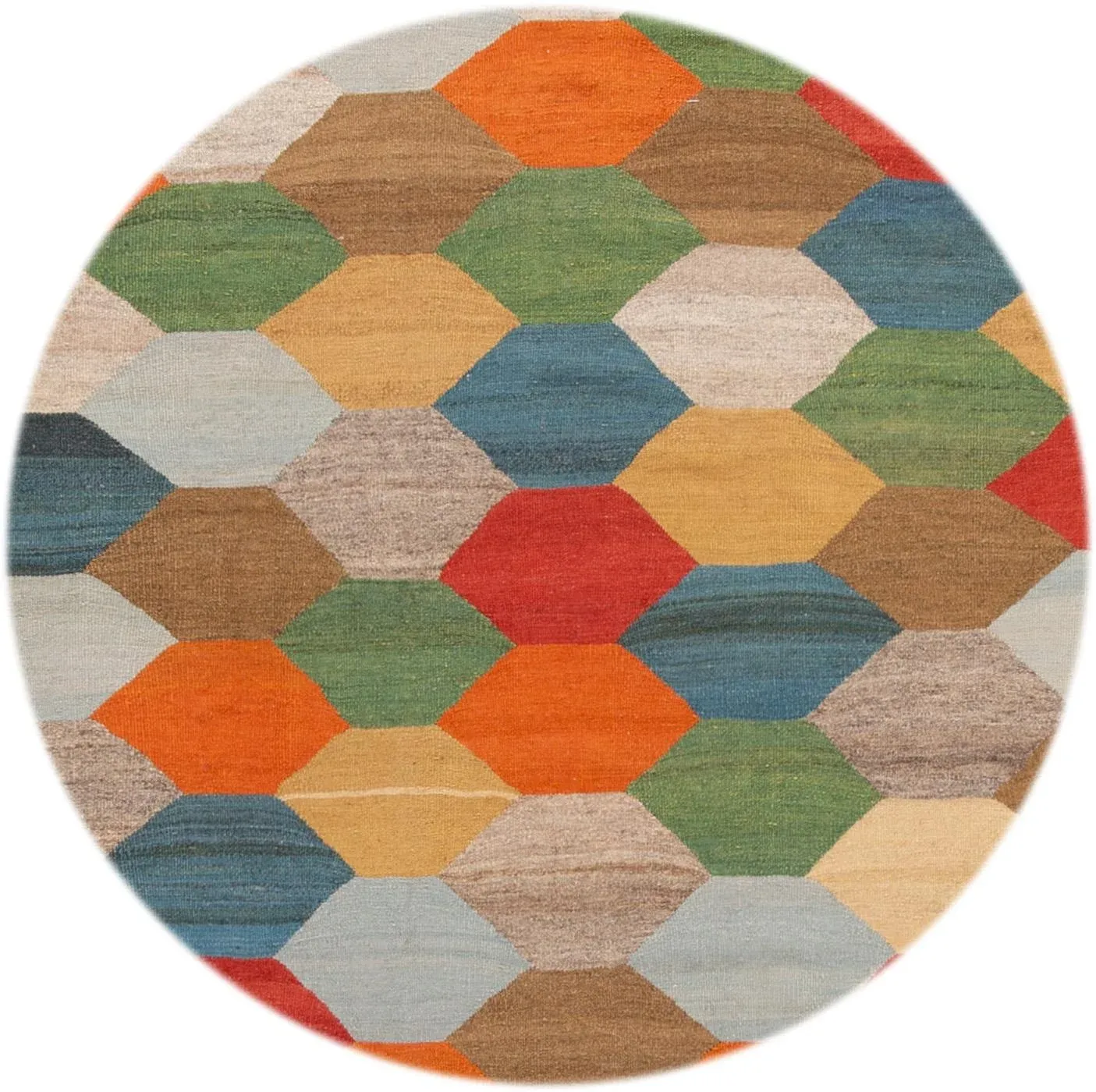 21st Century Modern Kilim Wool Rug