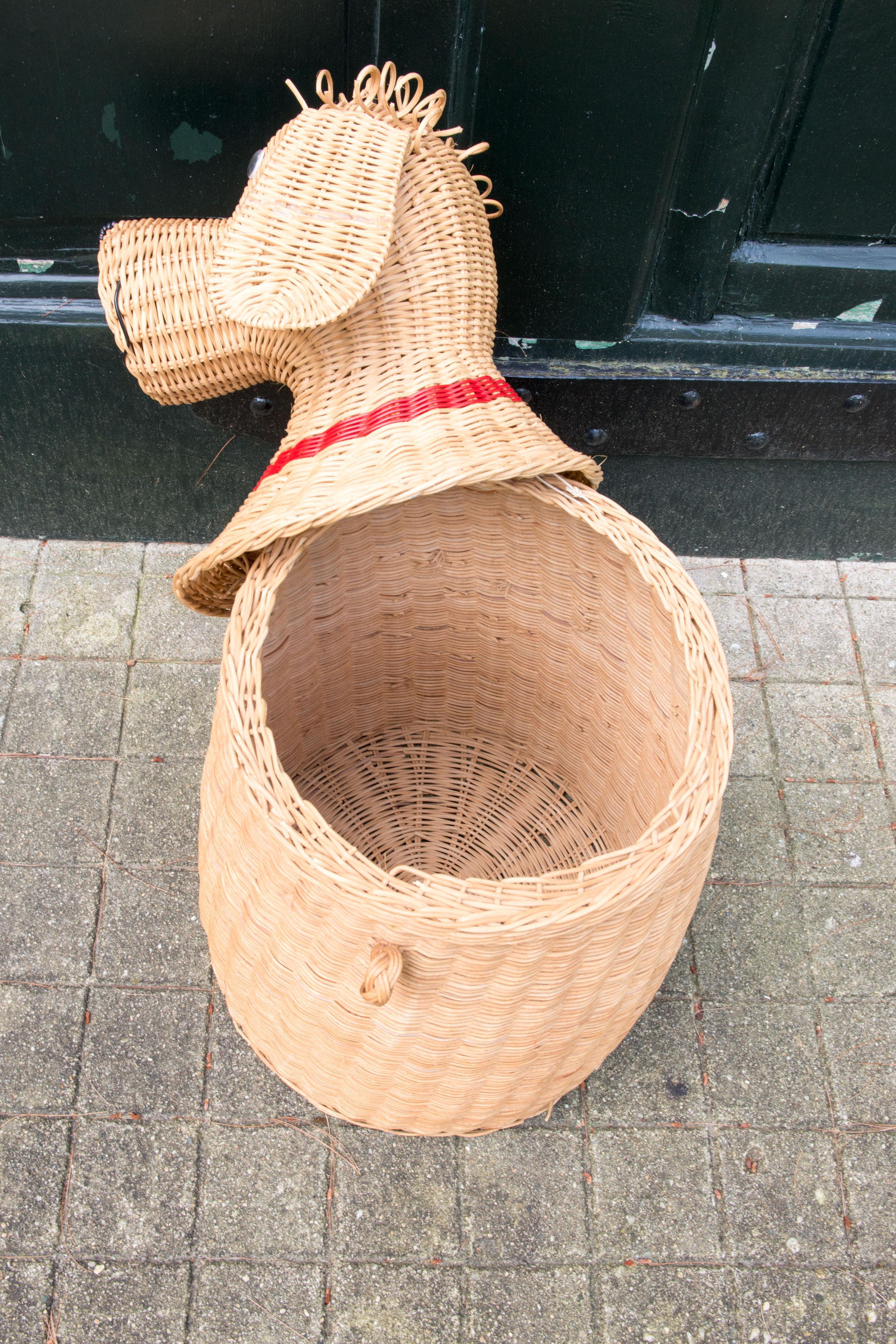 Dog shaped cheap basket