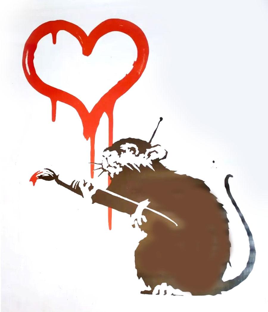 banksy-love-rat-exhibition-