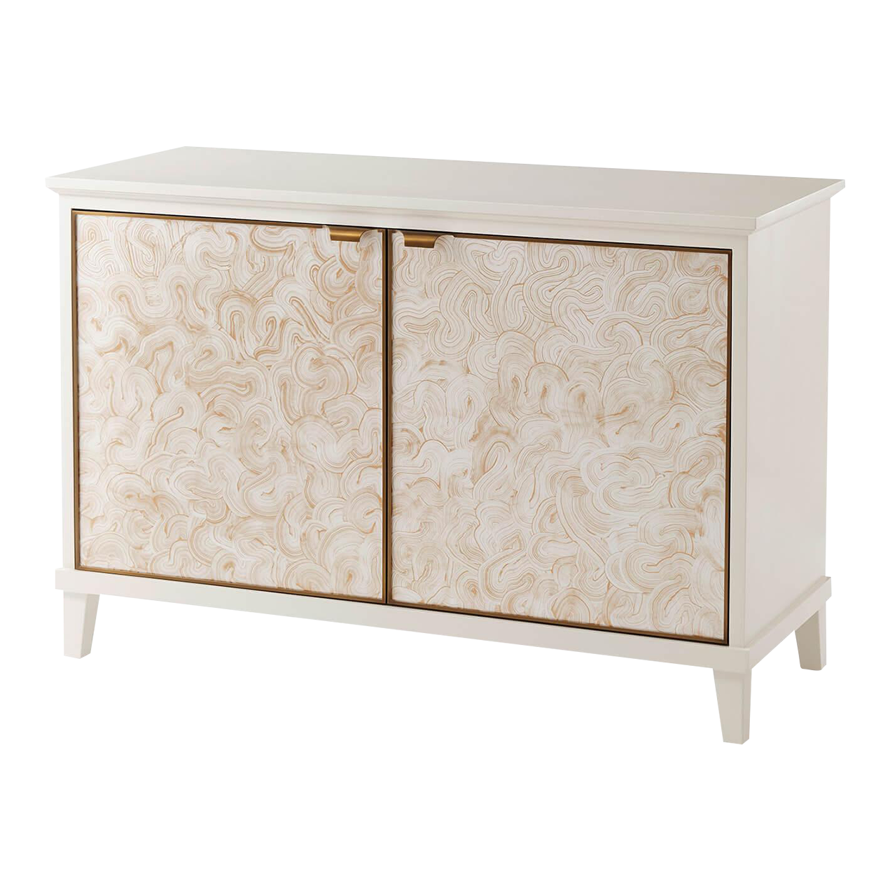 Modern Marbleized TwoDoor Chairish