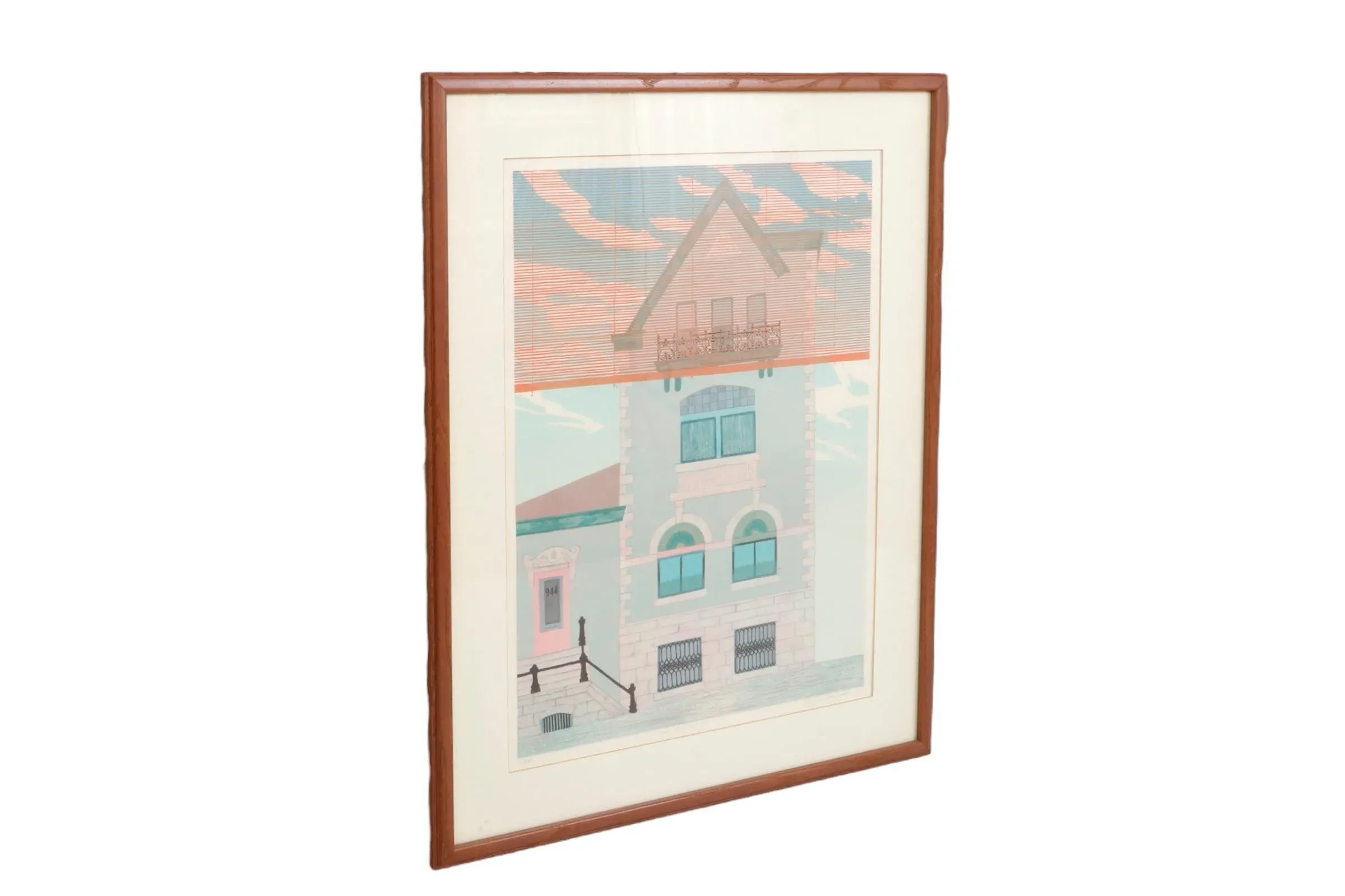 944 President Street' Lithograph by Shunji Sakuyama | Chairish
