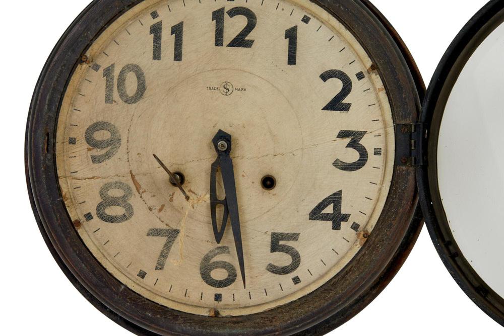 【東京都内23区配送無料】ビンテージ SKILSAW アメリカ 壁掛け時計 輸入 Vintage Japanese Trade S Mark Tokyo Wall Clock, 1920s | Chairish