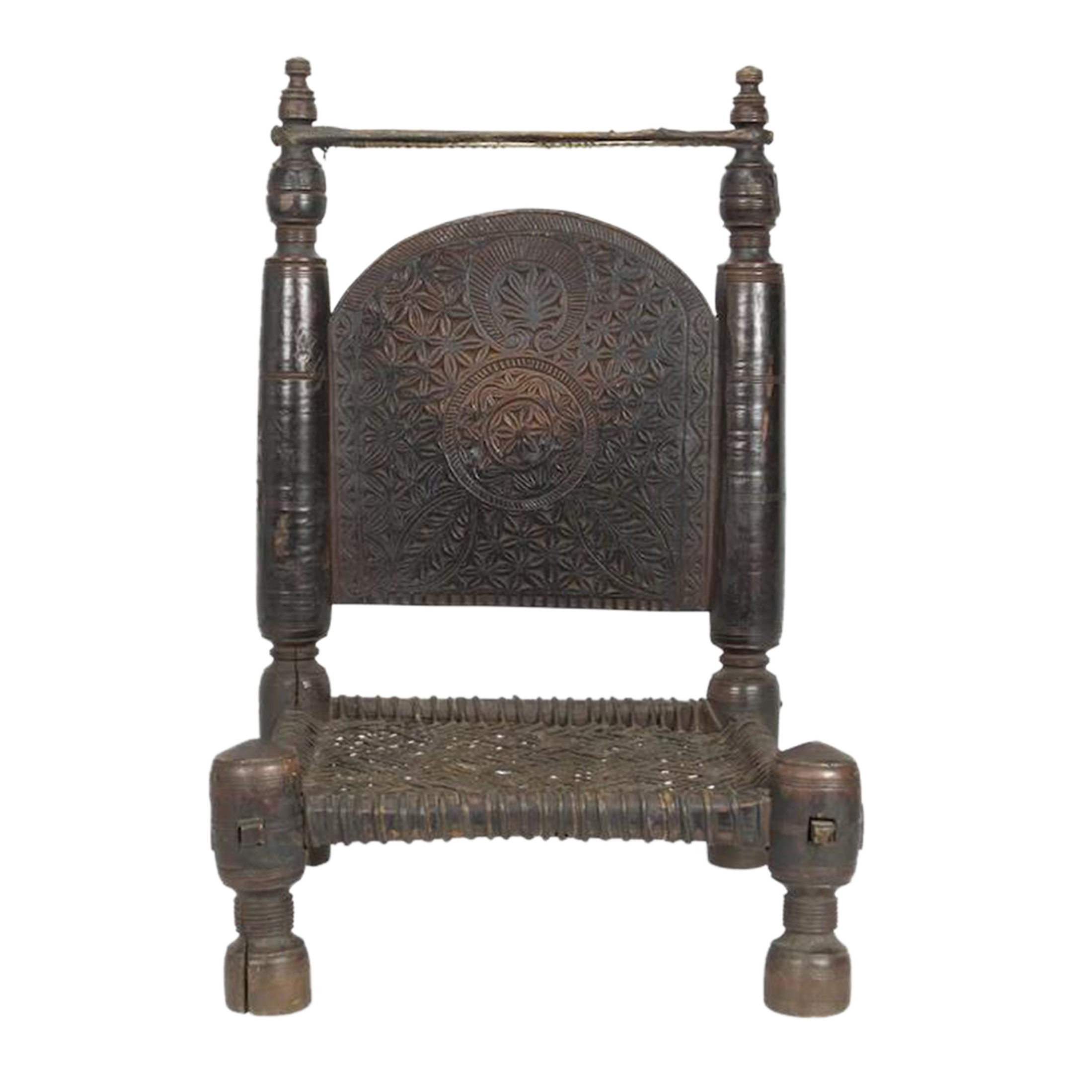 1930s Vintage Hand Carved African Chair Chairish