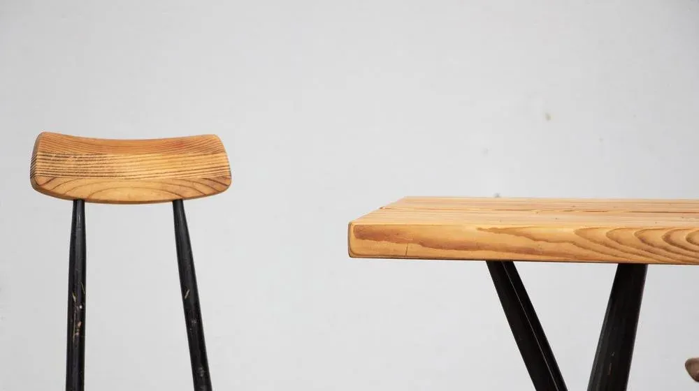 Pirkka Table by Ilmari Tapiovaara for Laukaan Puu