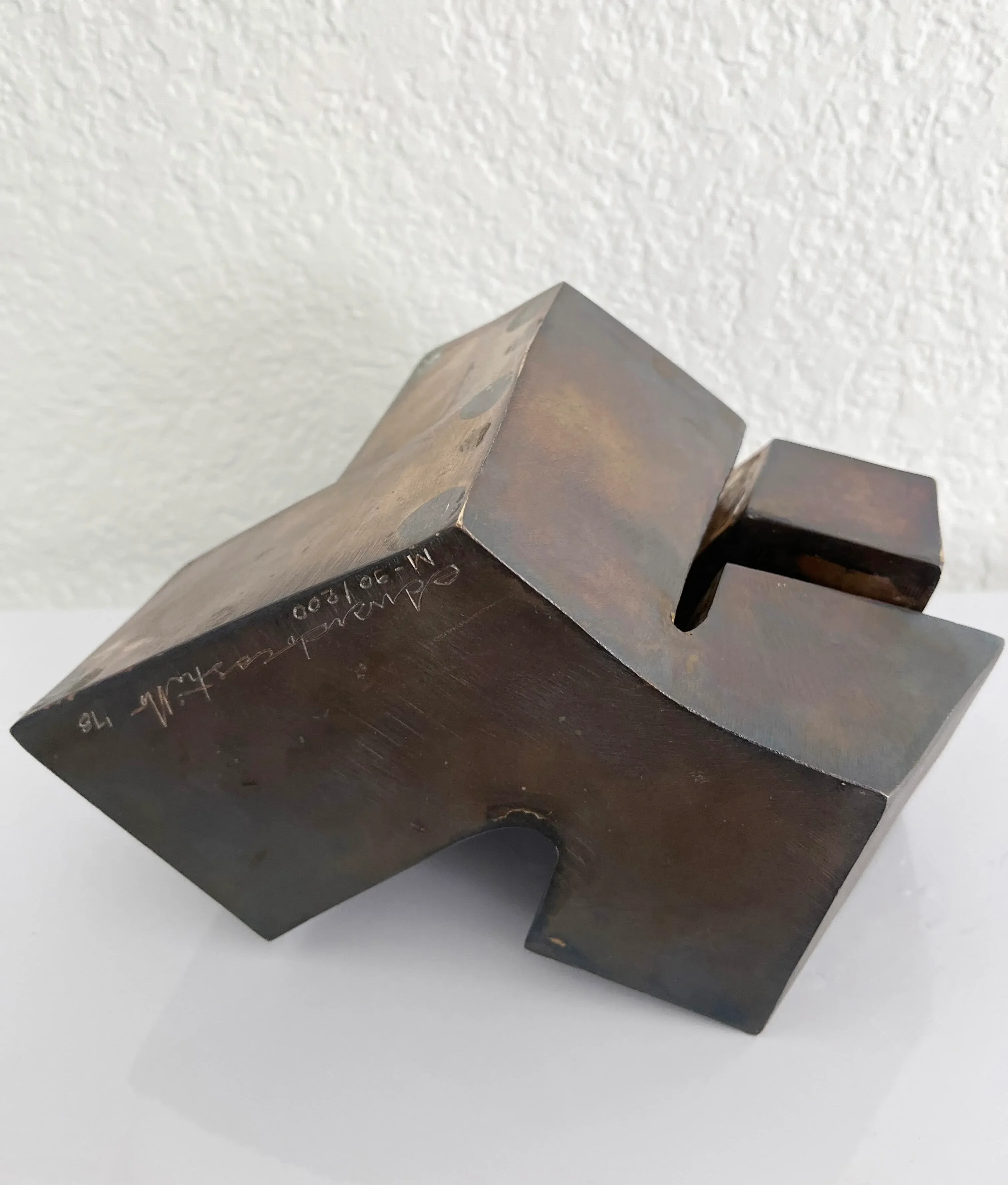Abstract Metal Sculpture by Eduardo Castrillo 1978 | Chairish, image size:3024x3552