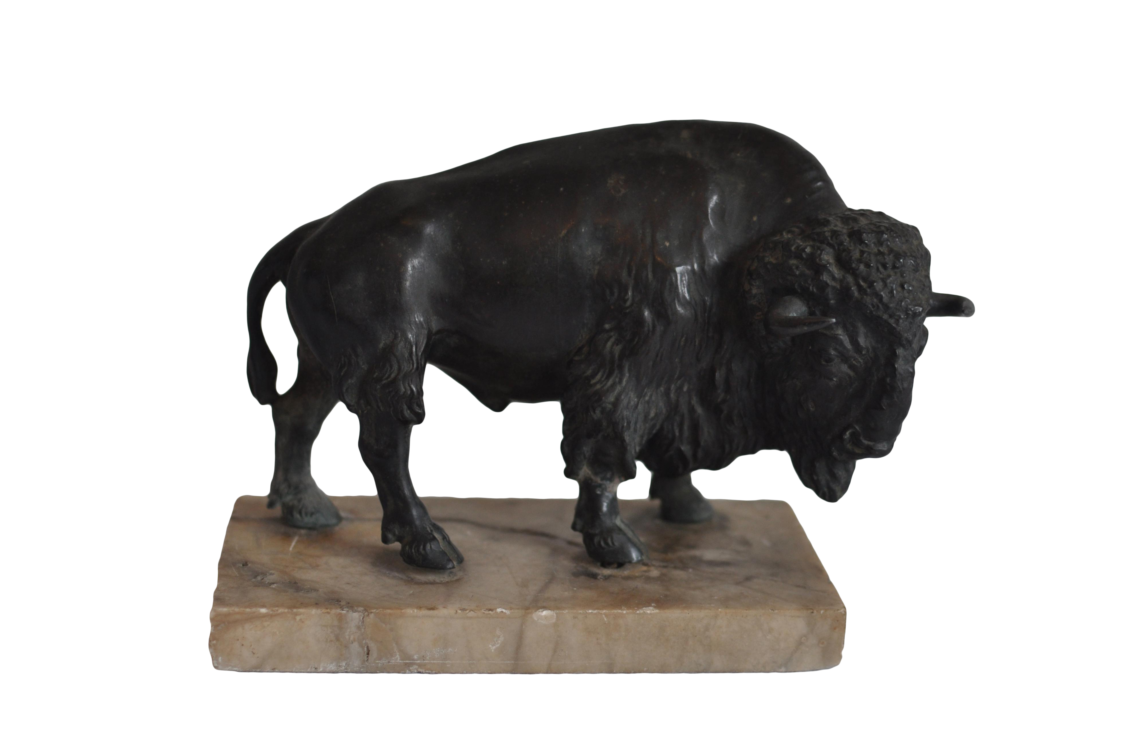 Bronze Bull Sculpture Chairish
