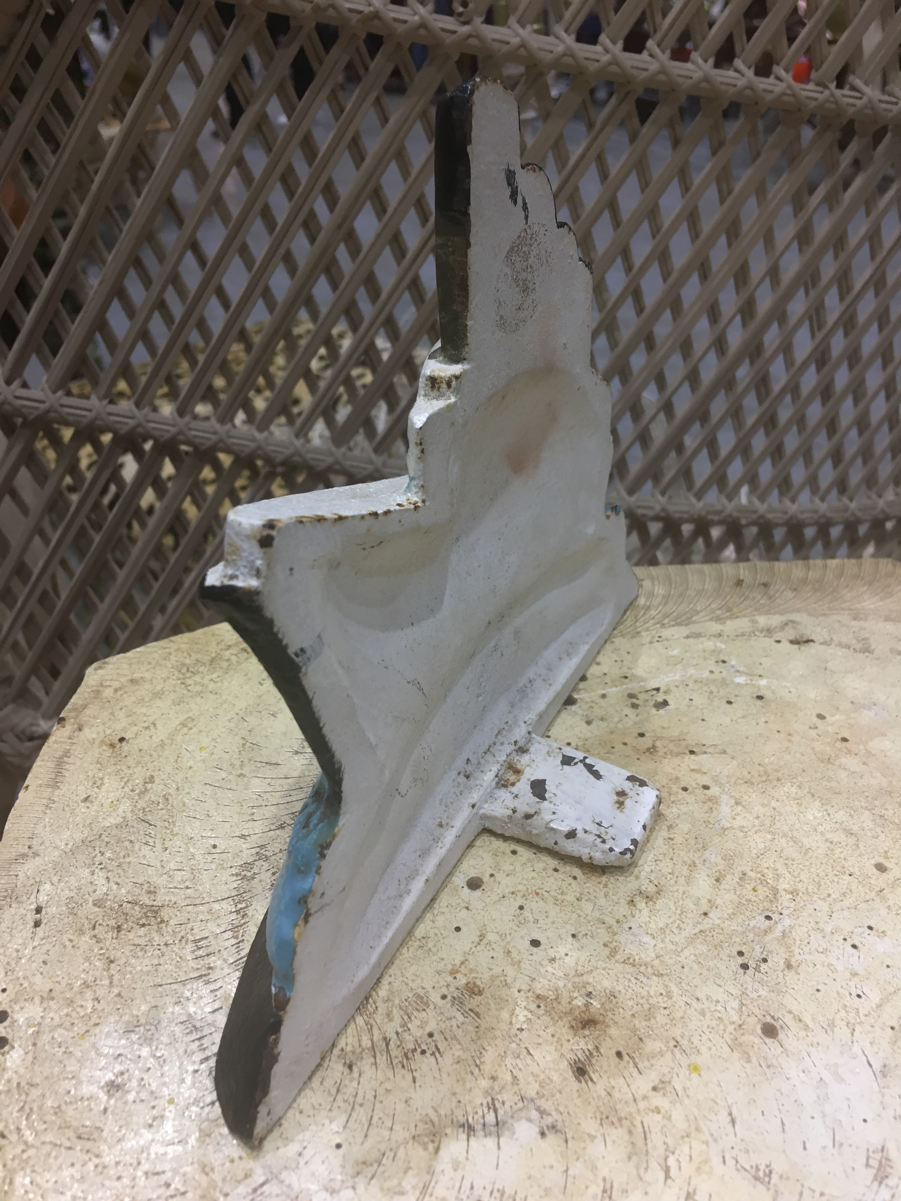 Vintage Titanic Iron Door Stop | Chairish