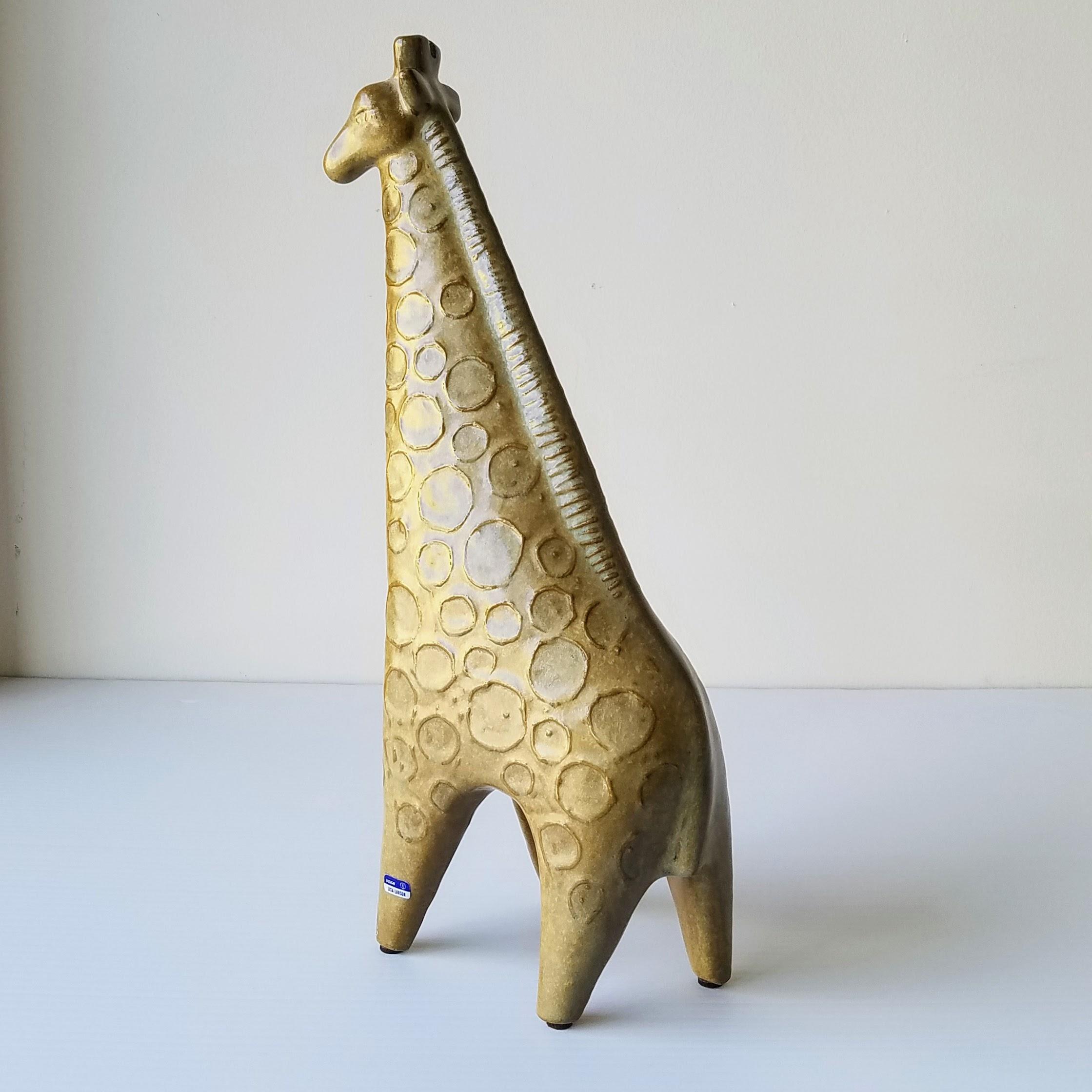 1950s Lisa Larson Stoneware Giraff for Gustavsberg