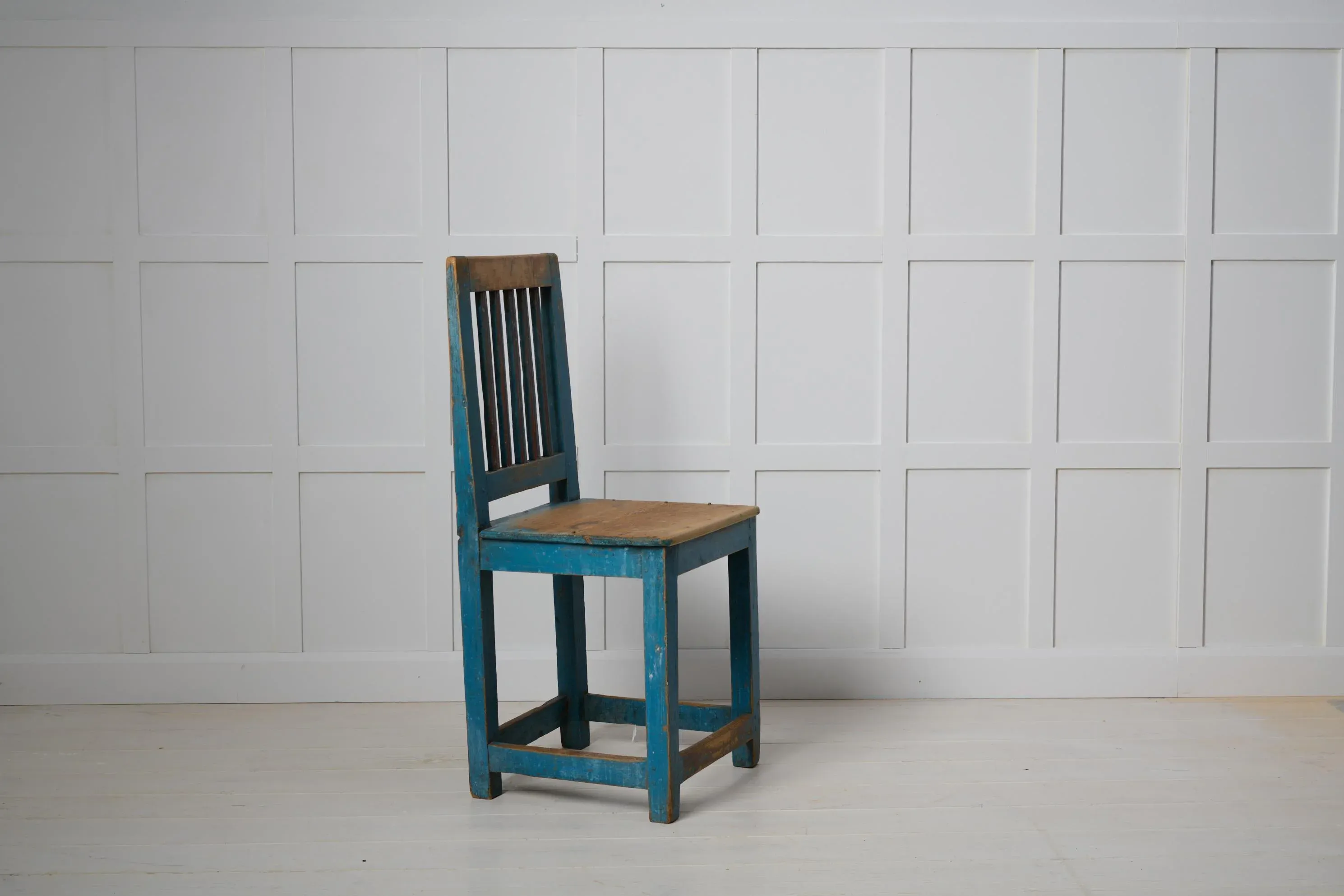 Antique Northern Swedish Blue Country Chair Chairish