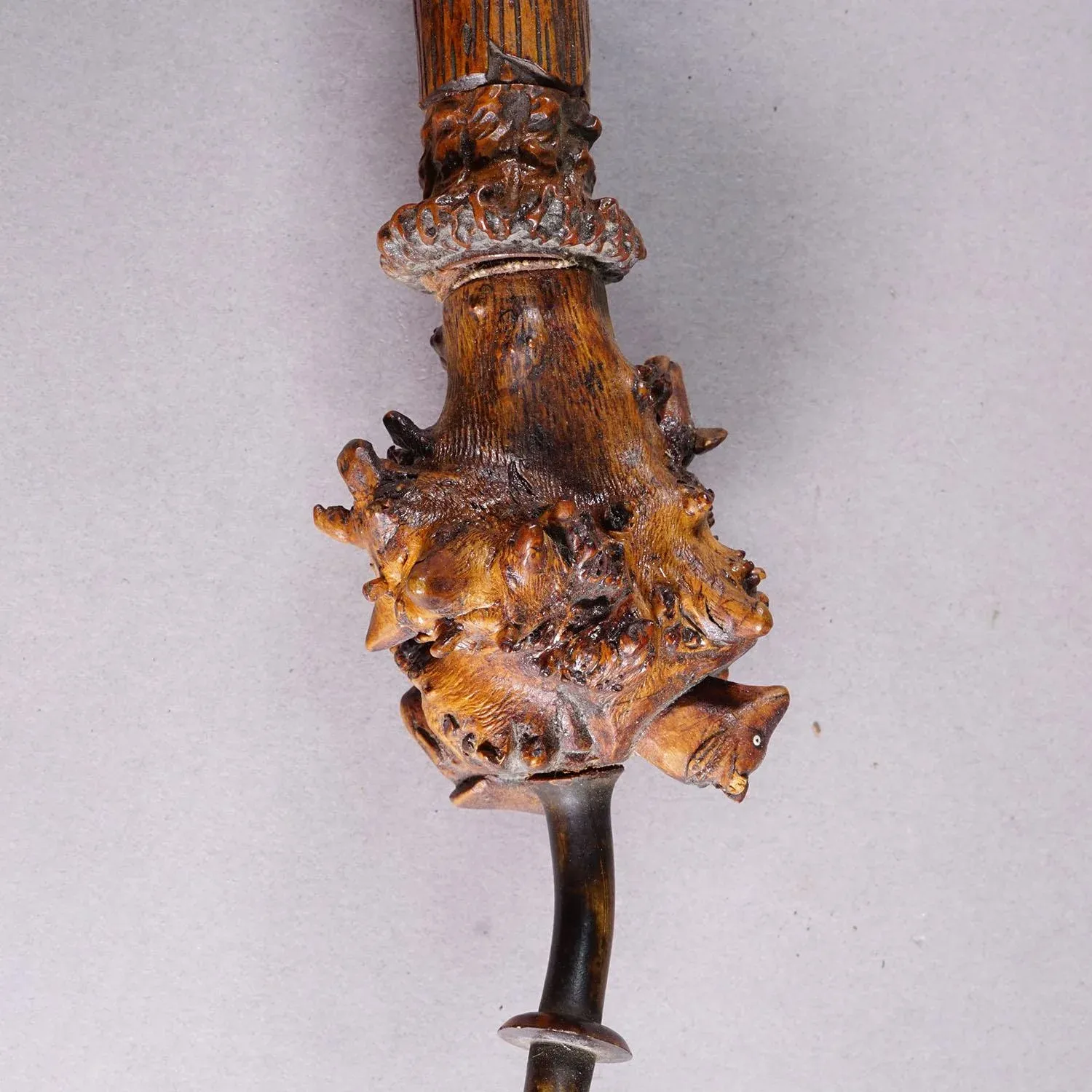 Carved Black Forest Tobacco Pipe, Germany Ca. 1900