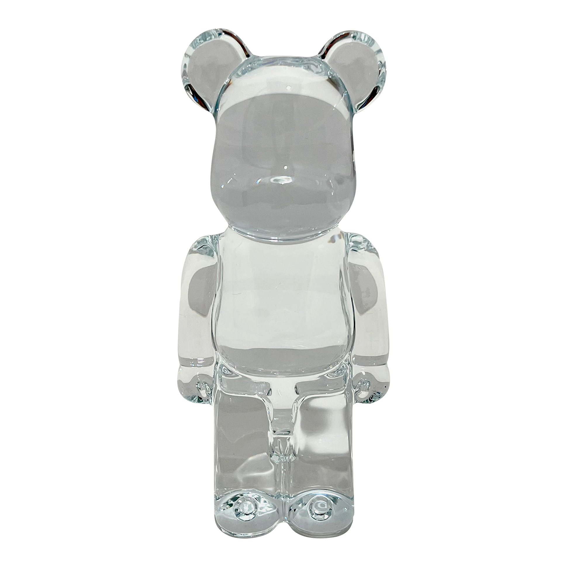 Baccarat × MEDICOM Baccarat Be@rbrick Clear Crystal Figurine Created in Collaboration