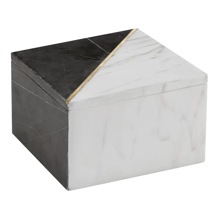 Currey & Company Deena Marble Box Chairish