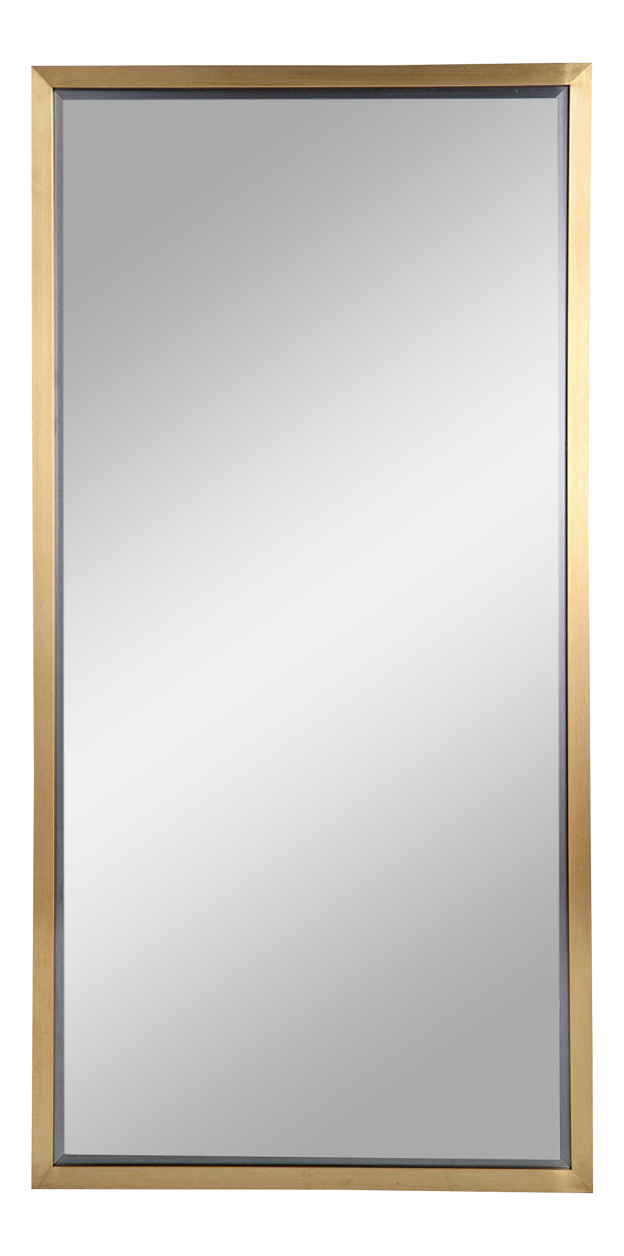 Regina Andrew Rectangle Mirror in Natural Brass Chairish