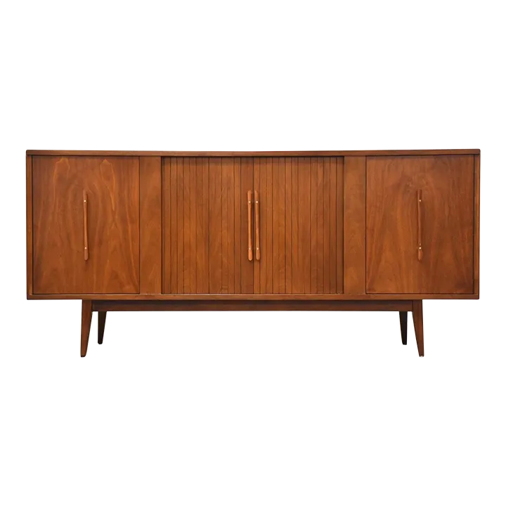 Mid Century Walnut Credenza Chairish
