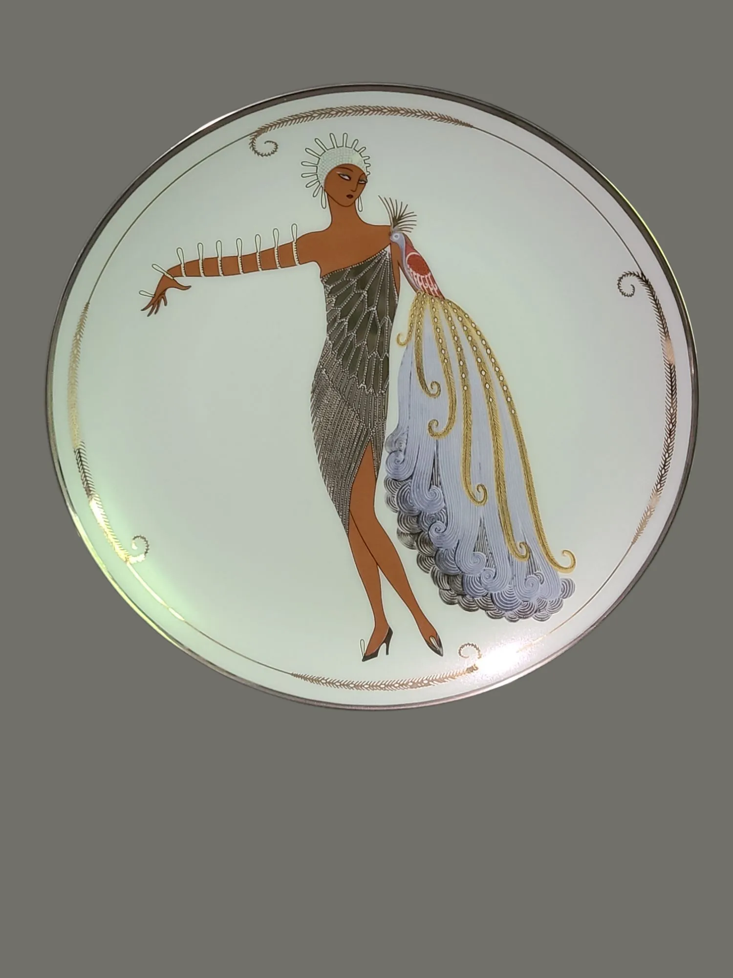 Late 20th Century House of Erte Franklin Mint Limited Edition Art