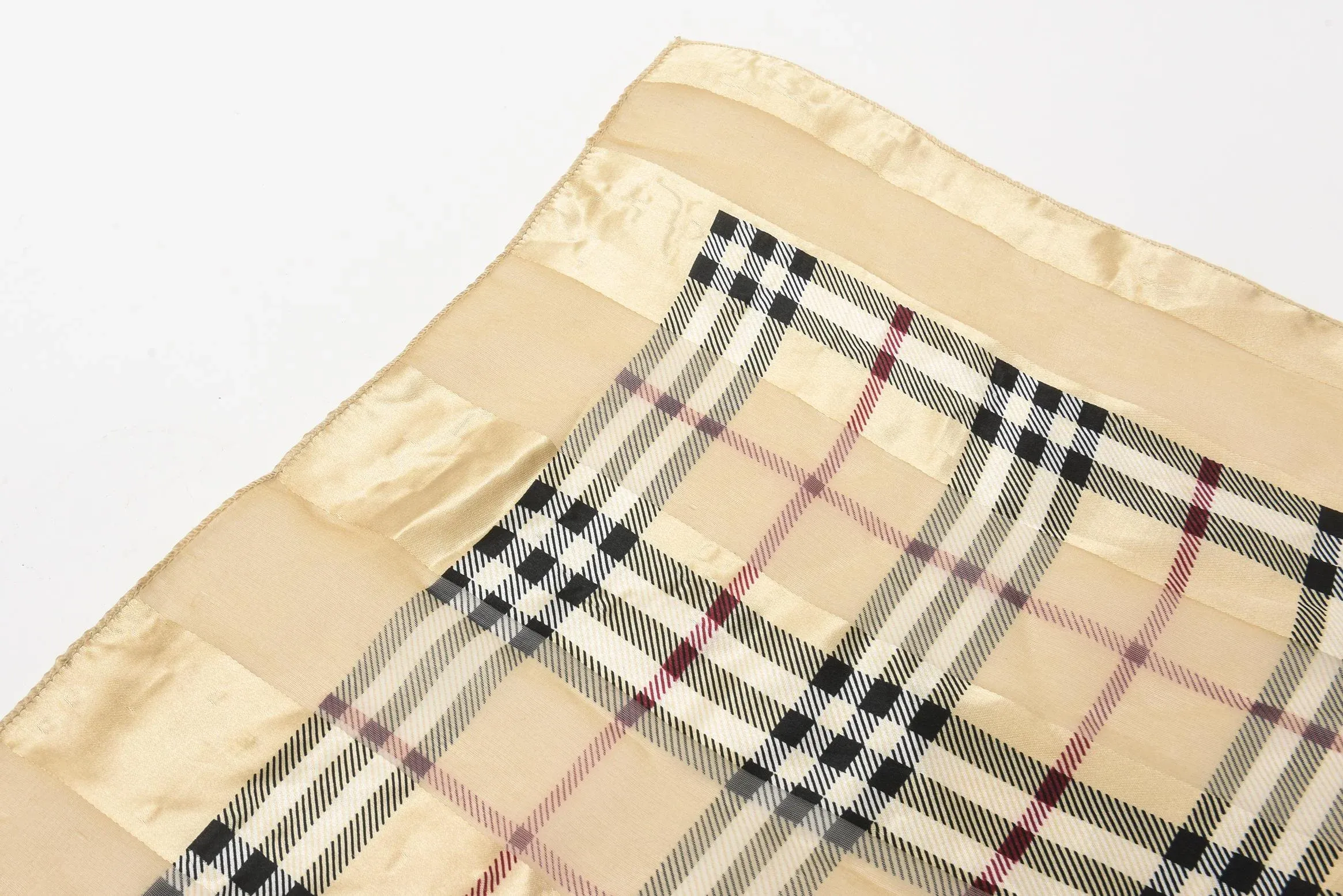 Burberry silk scarf best sale vintage