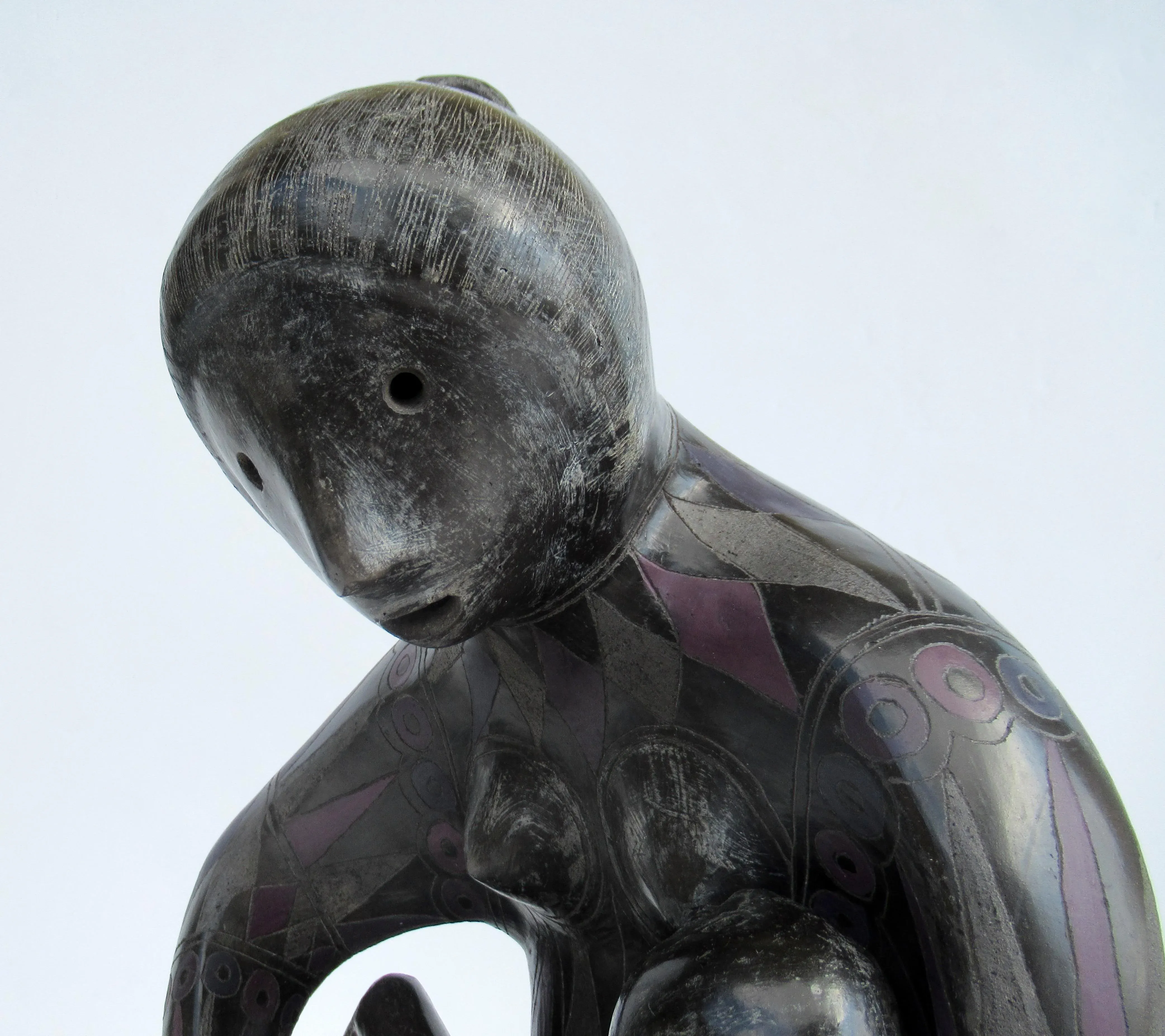 Vintage C.1950's Original Signed Max Kerlow Glazed Terra
