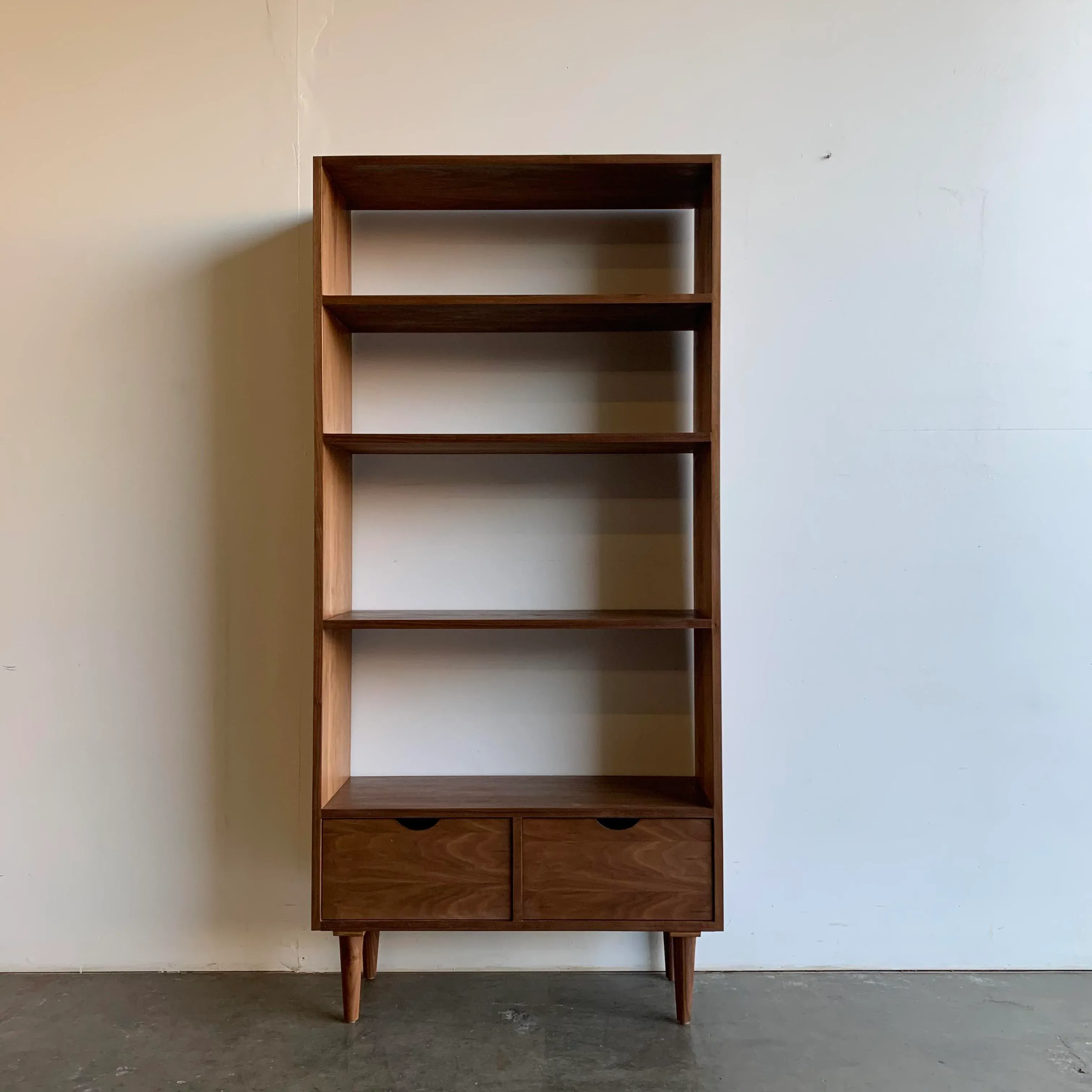 Mid Century Walnut Bookcase