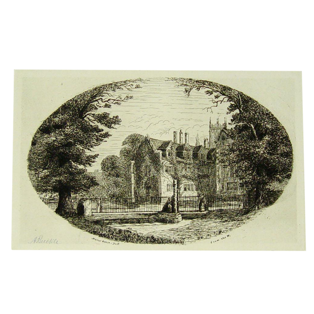 Manor House, York, England 1880s Chairish