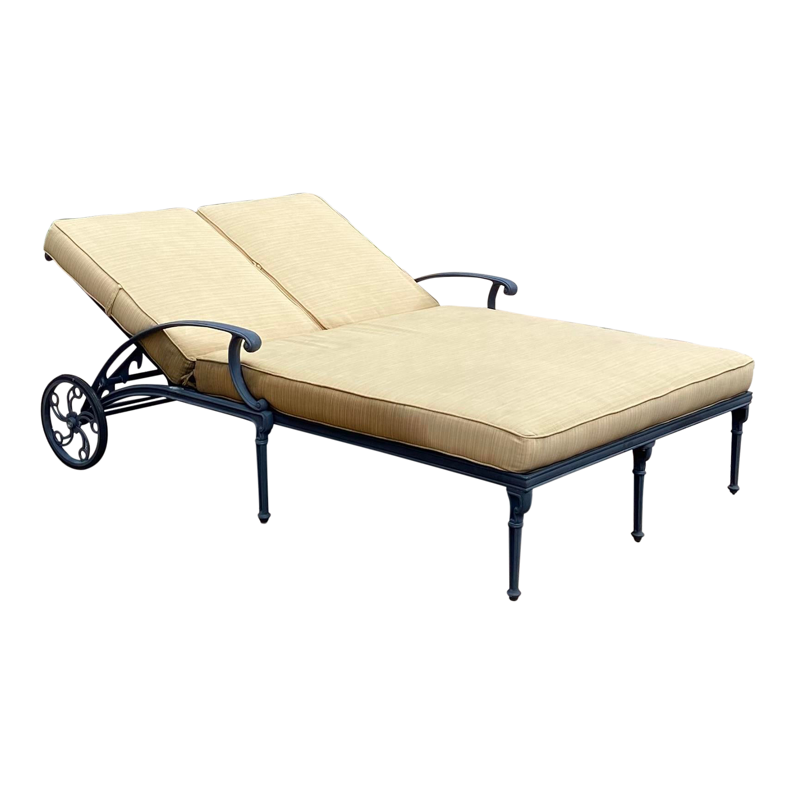 Outdoor Double Chaise Lounge Grand Tuscany Collection by Hanamint