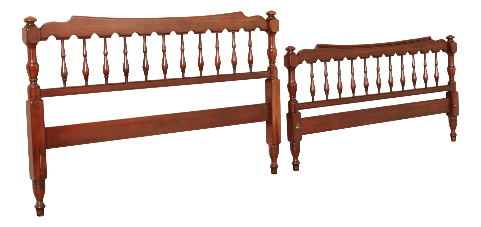 Pennsylvania House Vintage Cherry Spindle Headboard And