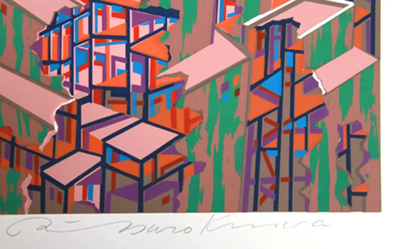 Risaburo Kimura, City 366, Serigraph