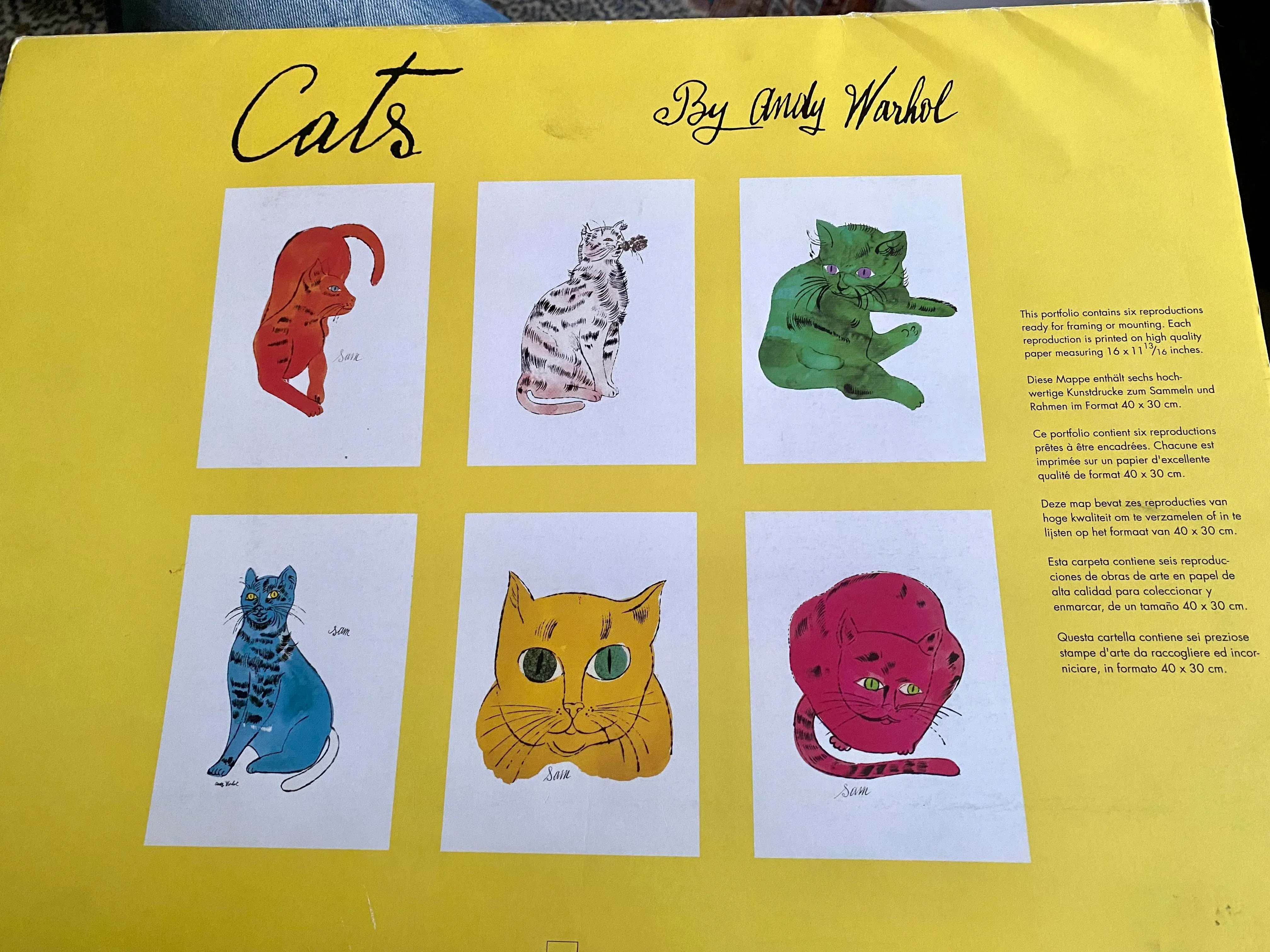 25 Cats Name Sam and One Blue Pussy: Warhol, Andy