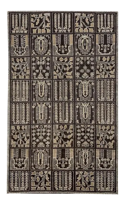 1980s Old Shiraz Area Rug 7\'1\
