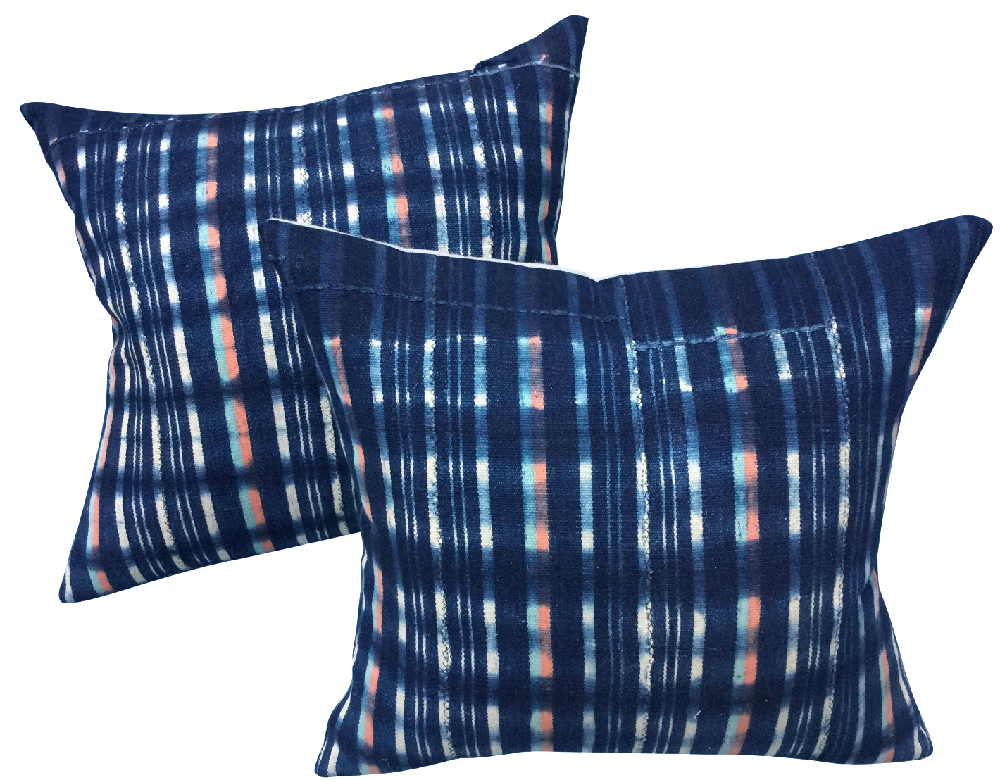 African Indigo Pillows A Pair Chairish
