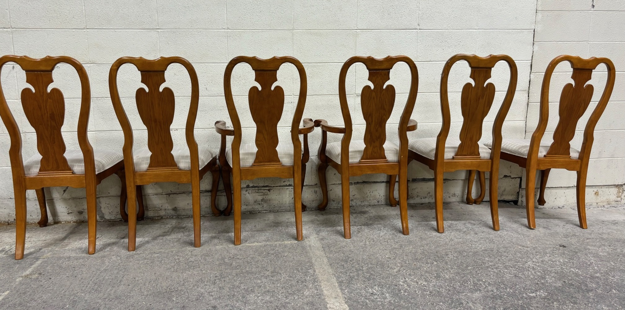 椅子 vintage USA UNIVERSAL chair Vintage Universal Furniture Queen Anne Style Dining Chairs