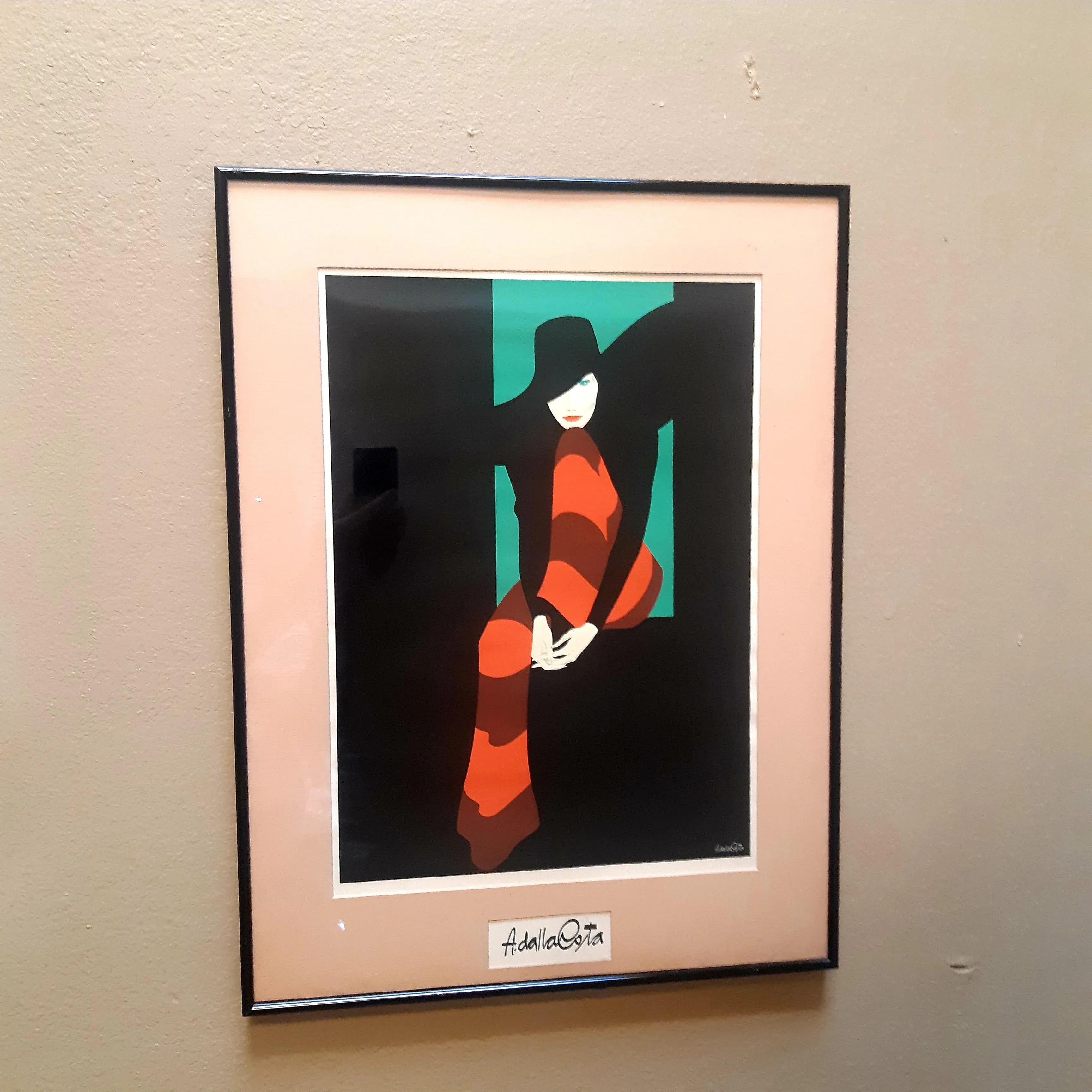 Amleto Dalla Costa ダラコスタ 世界的有名作家 額付絵画 Amleto Dalla