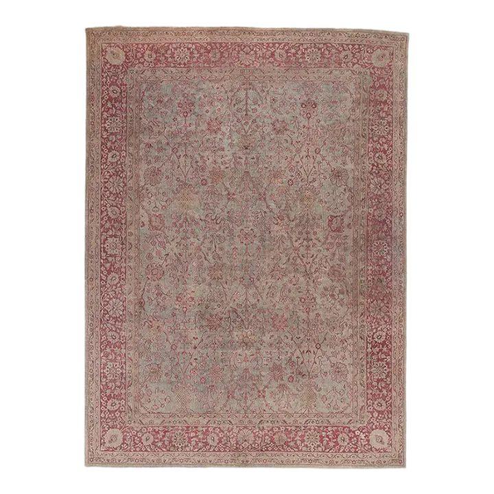 1930s Old Turkish Sparta Area Rug 8’10” X 12’6″ | Chairish