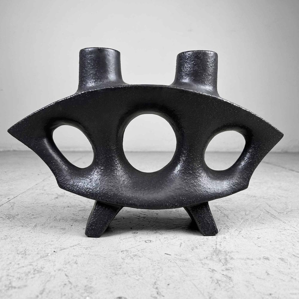 Modern Japanese Seizanyaki Ikebana Flower Vase, 1960s | Chairish