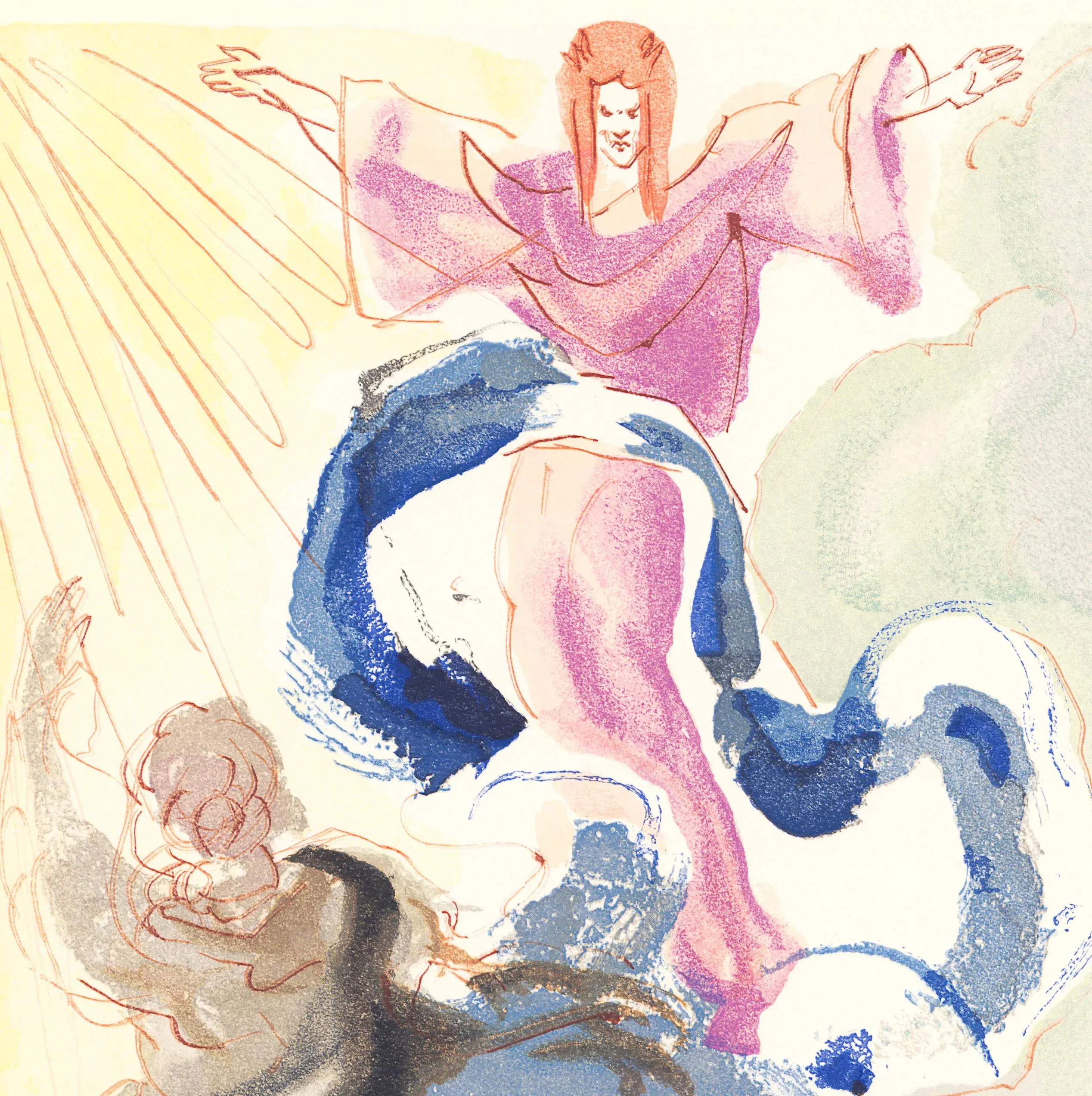 Salvador Dalí Divine Comedy Paradise Canto 3, 