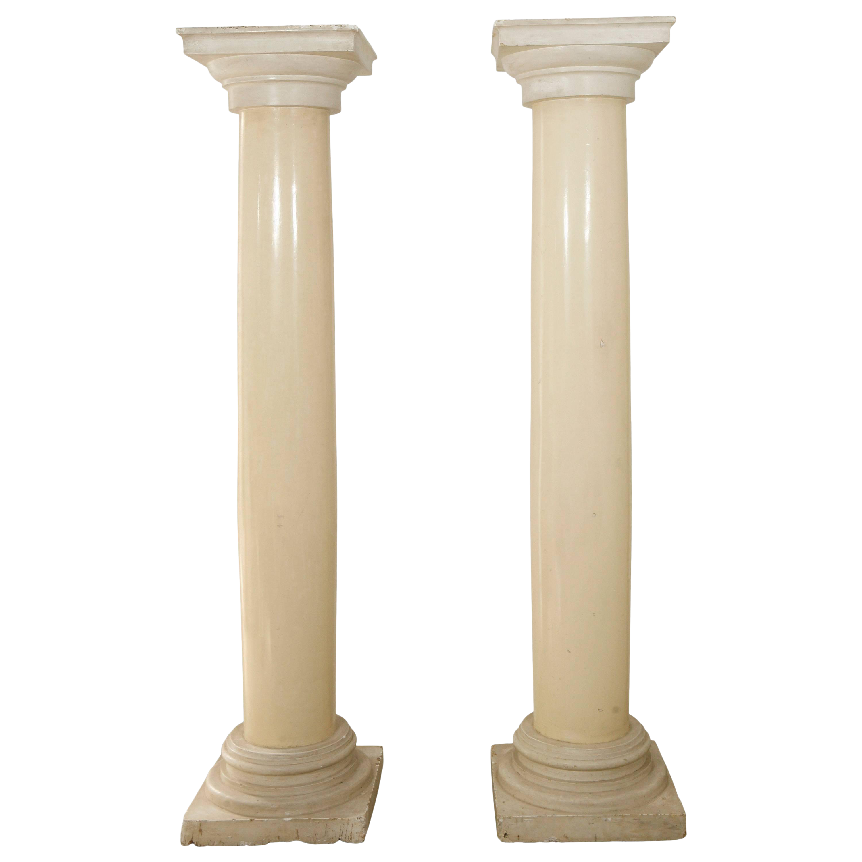 Plaster Columns a Pair Chairish
