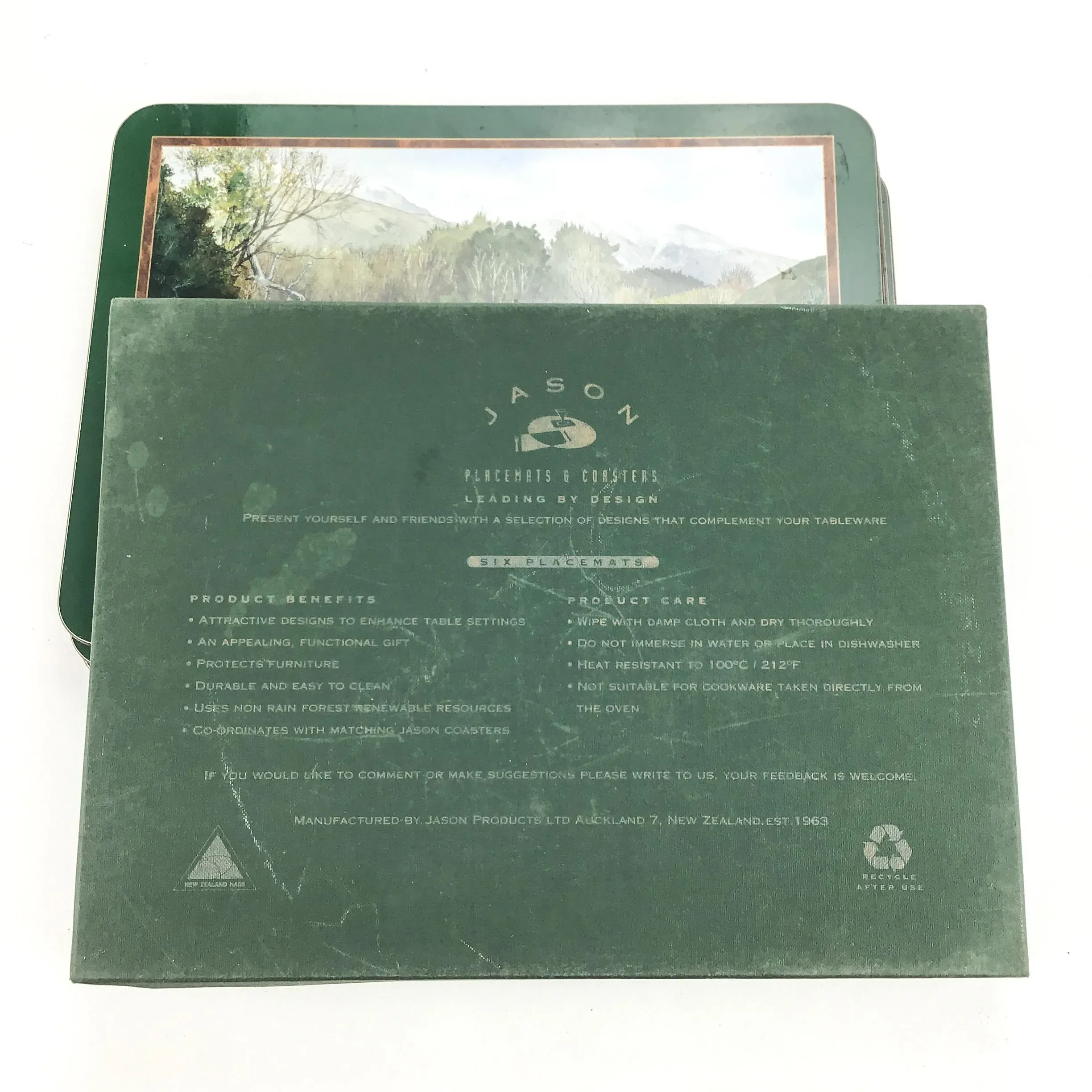 Vintage Jason Placemats Circa 1963 Set of 6 New Zealand