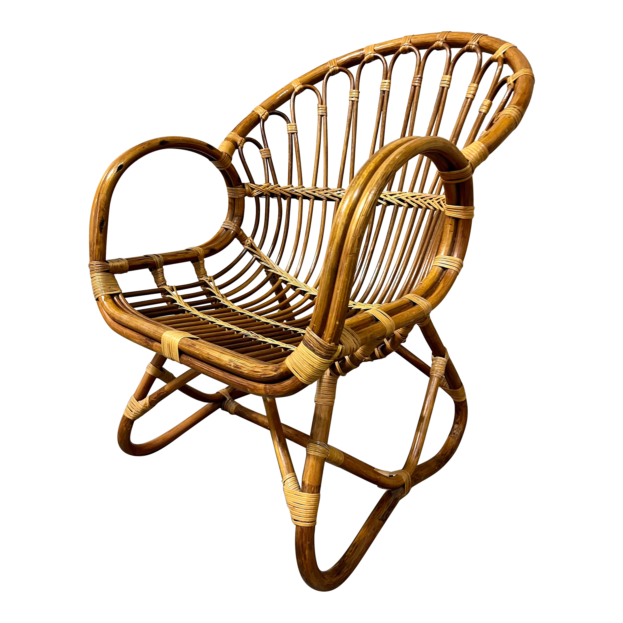 Franco albini rattan chair sale