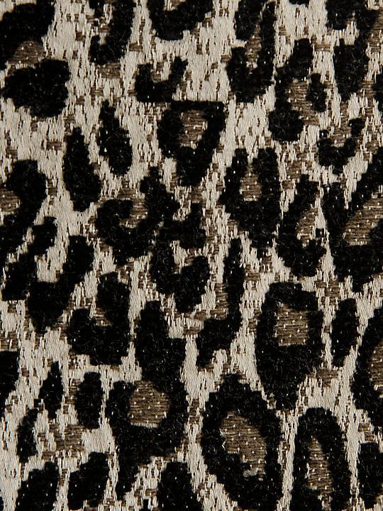 Scalamandre Leopard Print Black Fabric Chairish