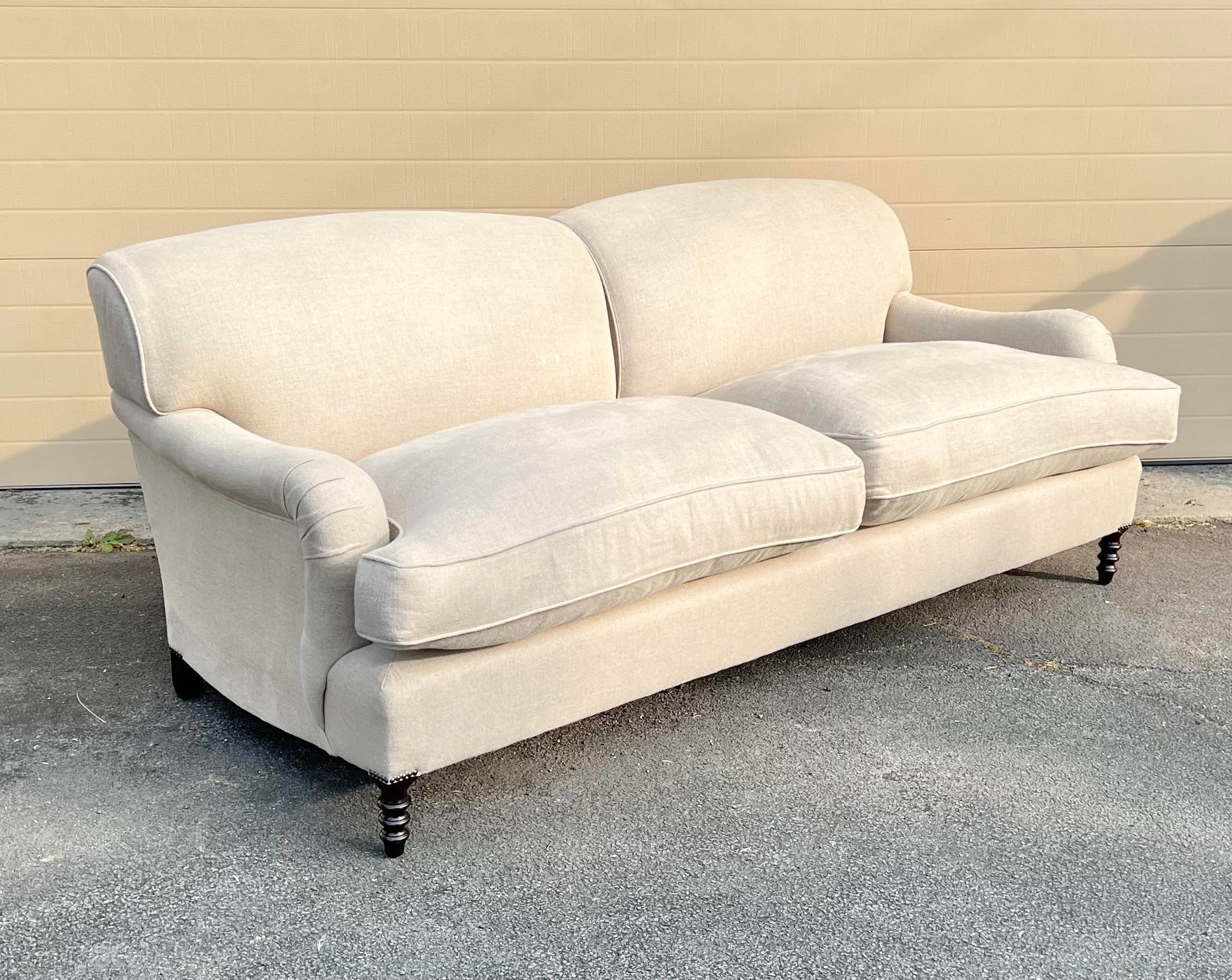 George Smith Standard Arm Sofa Chairish