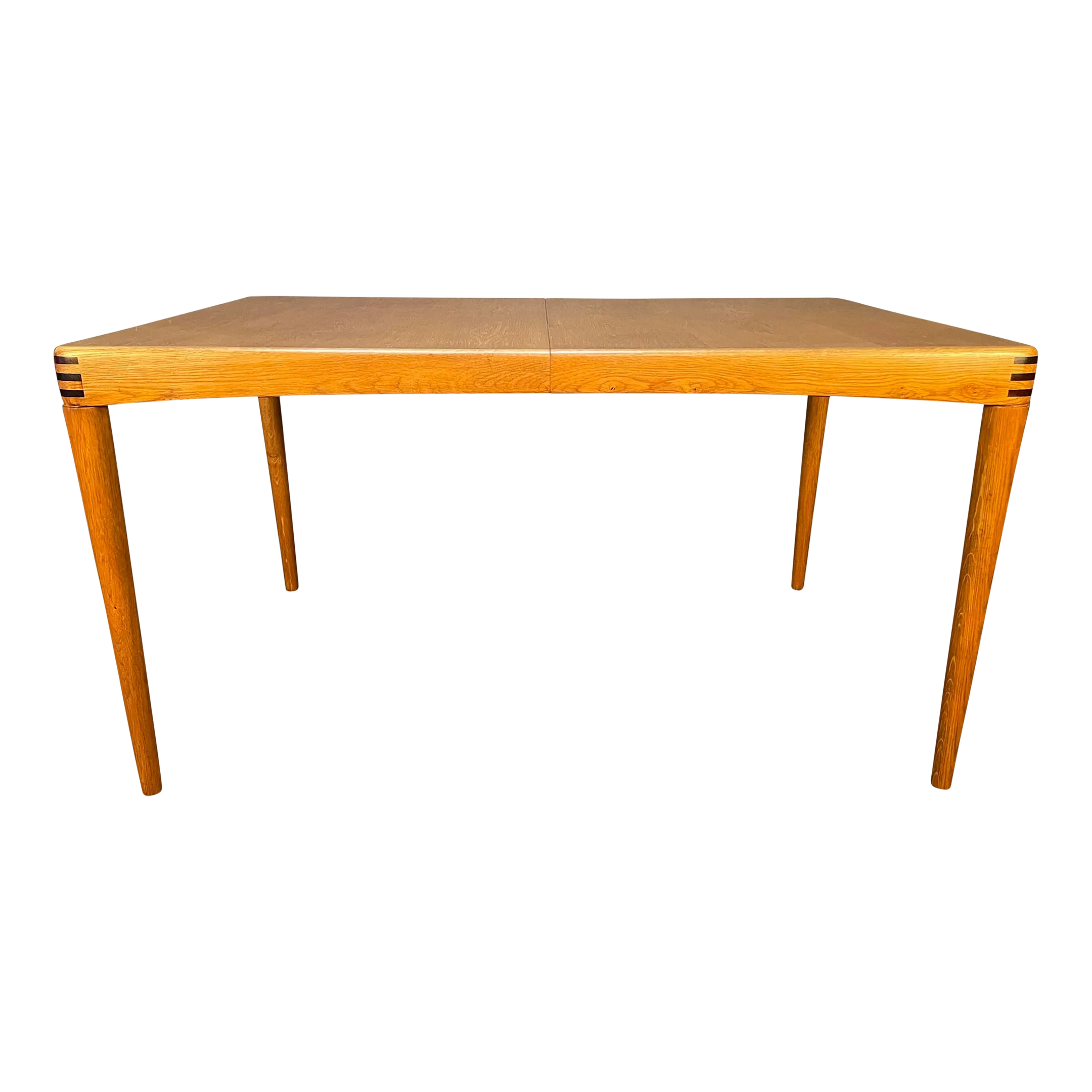 Vintage Danish Mid Century Modern Oak Dining Table by h.w. Klein for Bramin Mobler Chairish