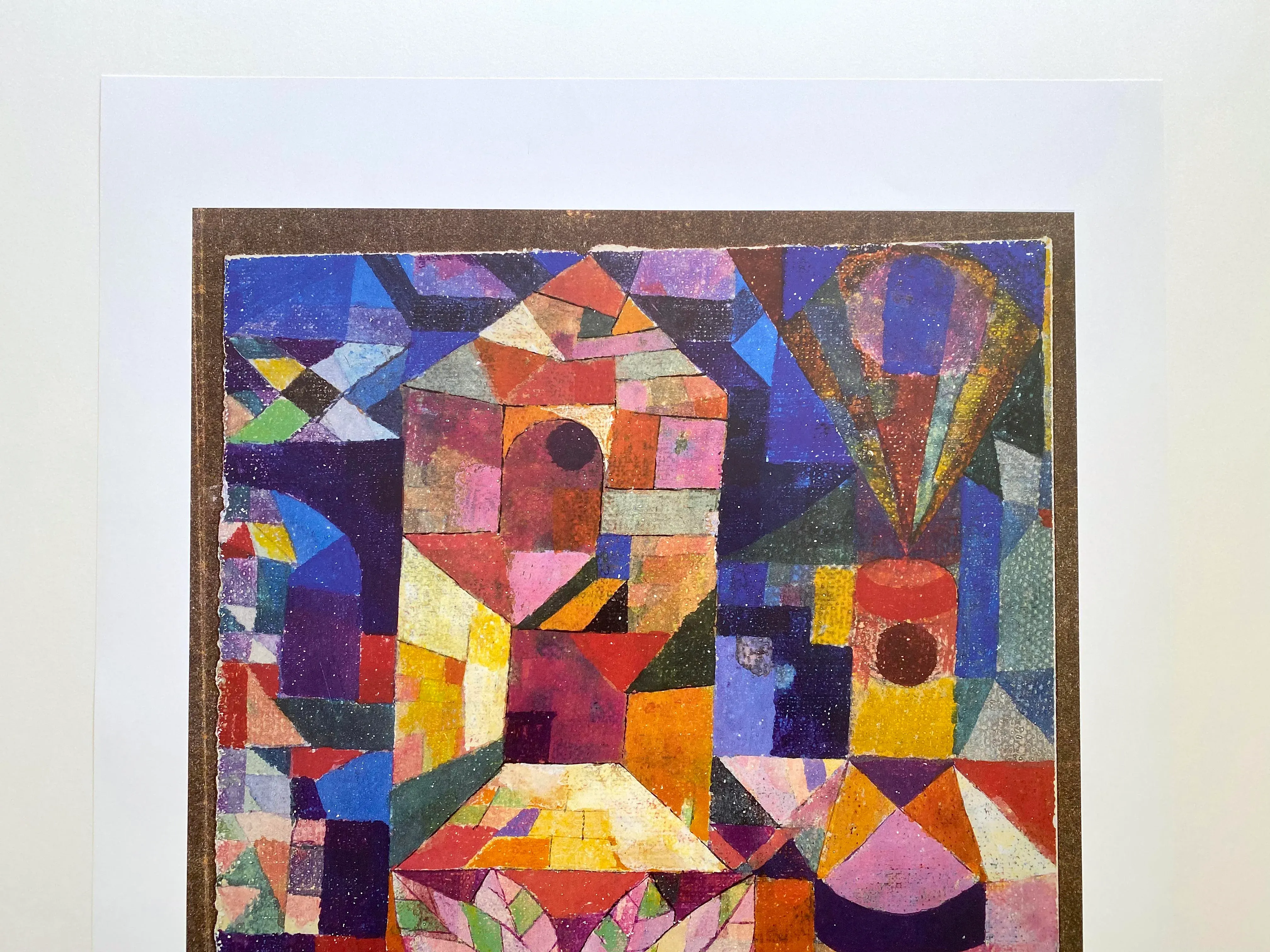 Paul Klee Vintage 1992 Abstract Lithograph Print Modernist