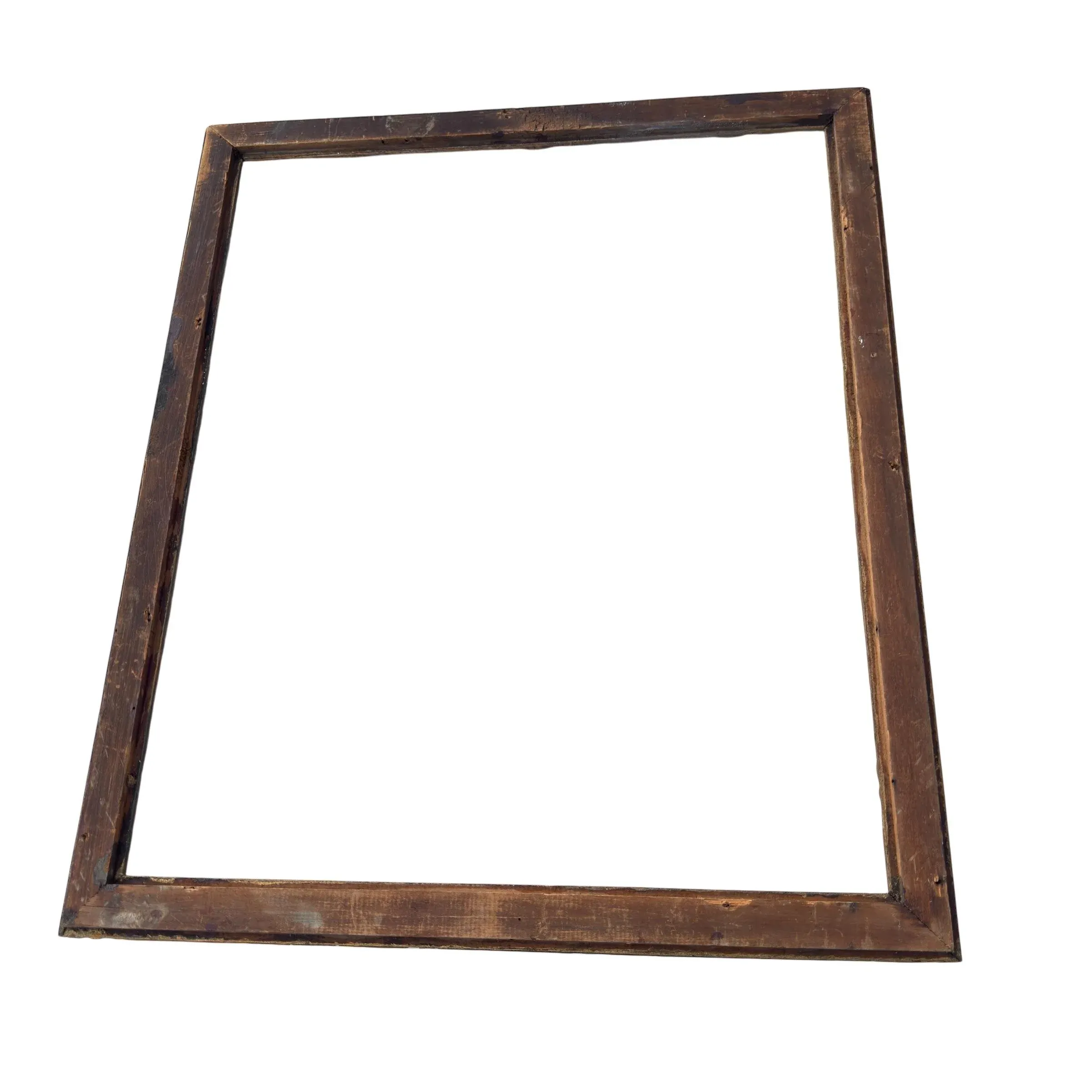 Early 20th Century Hand-Carved Baroque Revival Giltwood Frame