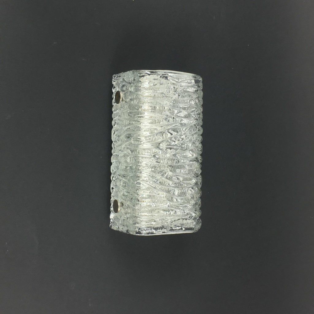 Mid-Century Murano Ice Glass Wall Light From Kaiser Leuchten 