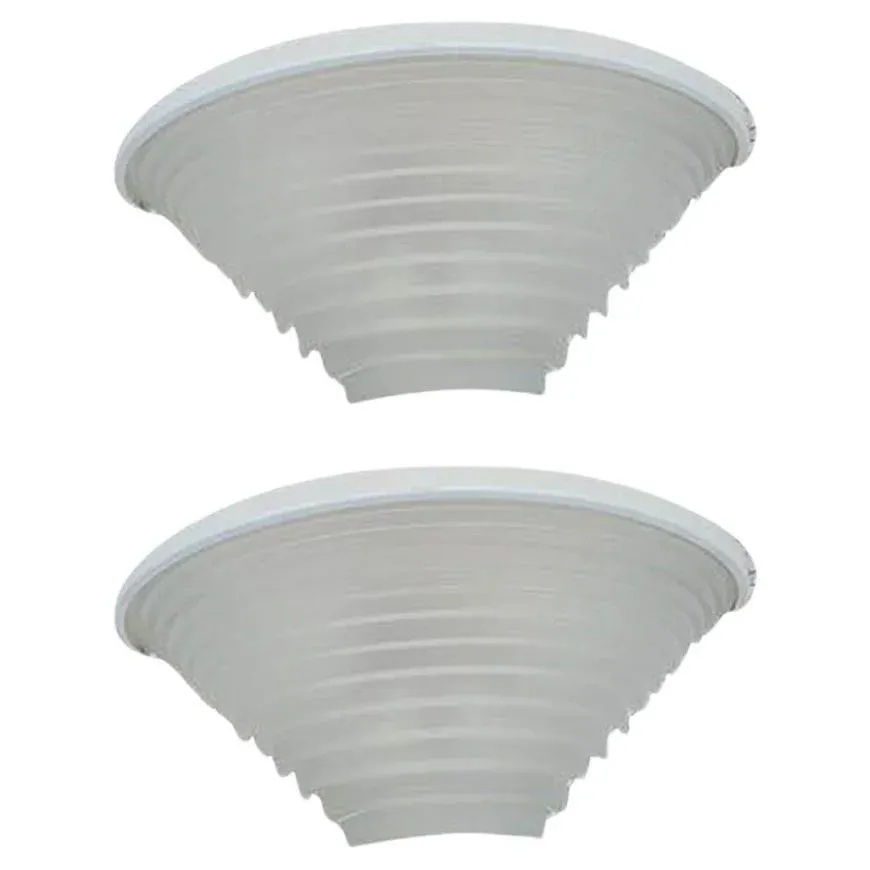 Italian Egisto 38 Wall Lamps attributed to Angelo Mangiarotti for Artemide, 1980s, Set of 2
