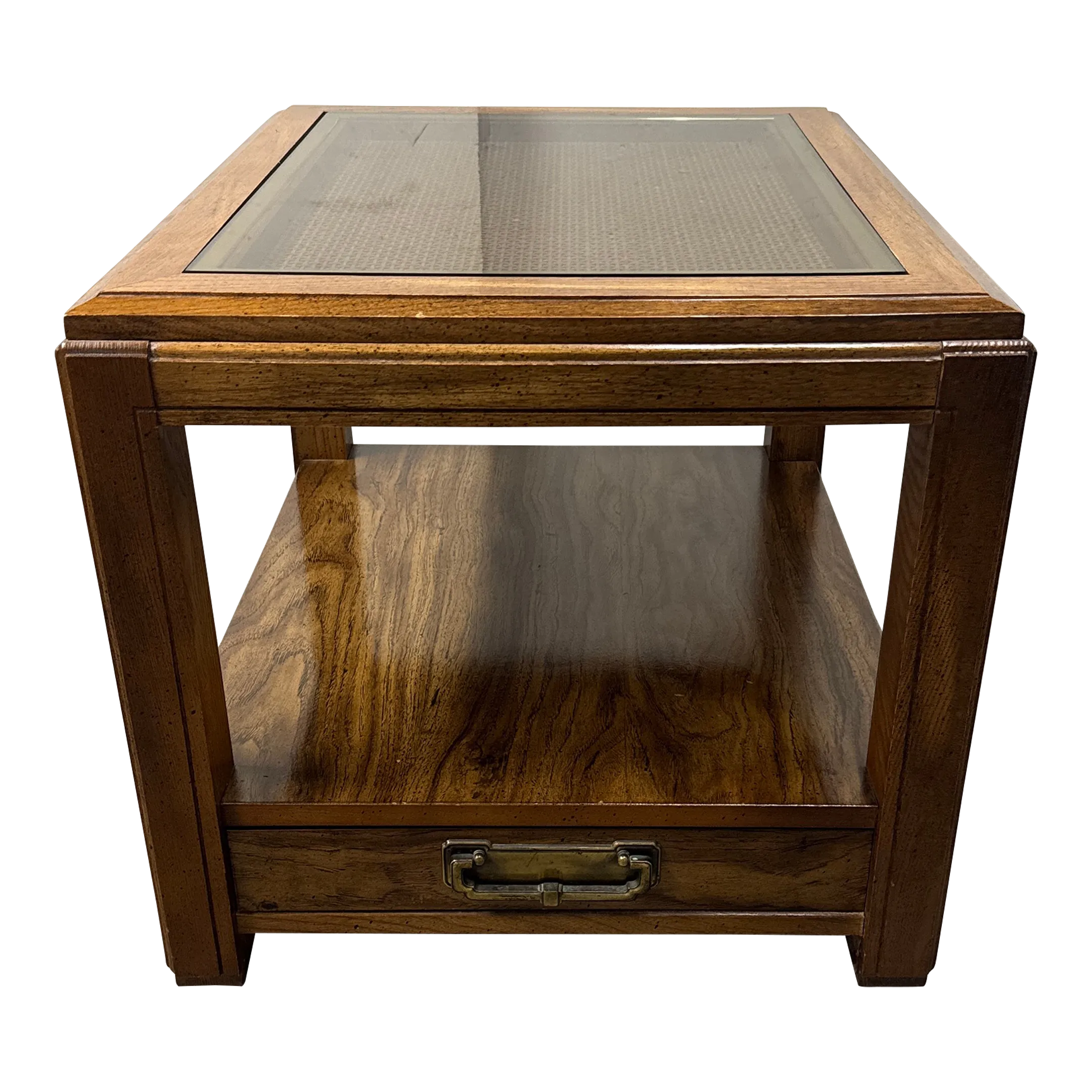 BASSETT FURNITURE■ヴィンテージ■テーブル■ミッドセンチュリー Vintage Basset Mid Century Modern Side Table | Chairish