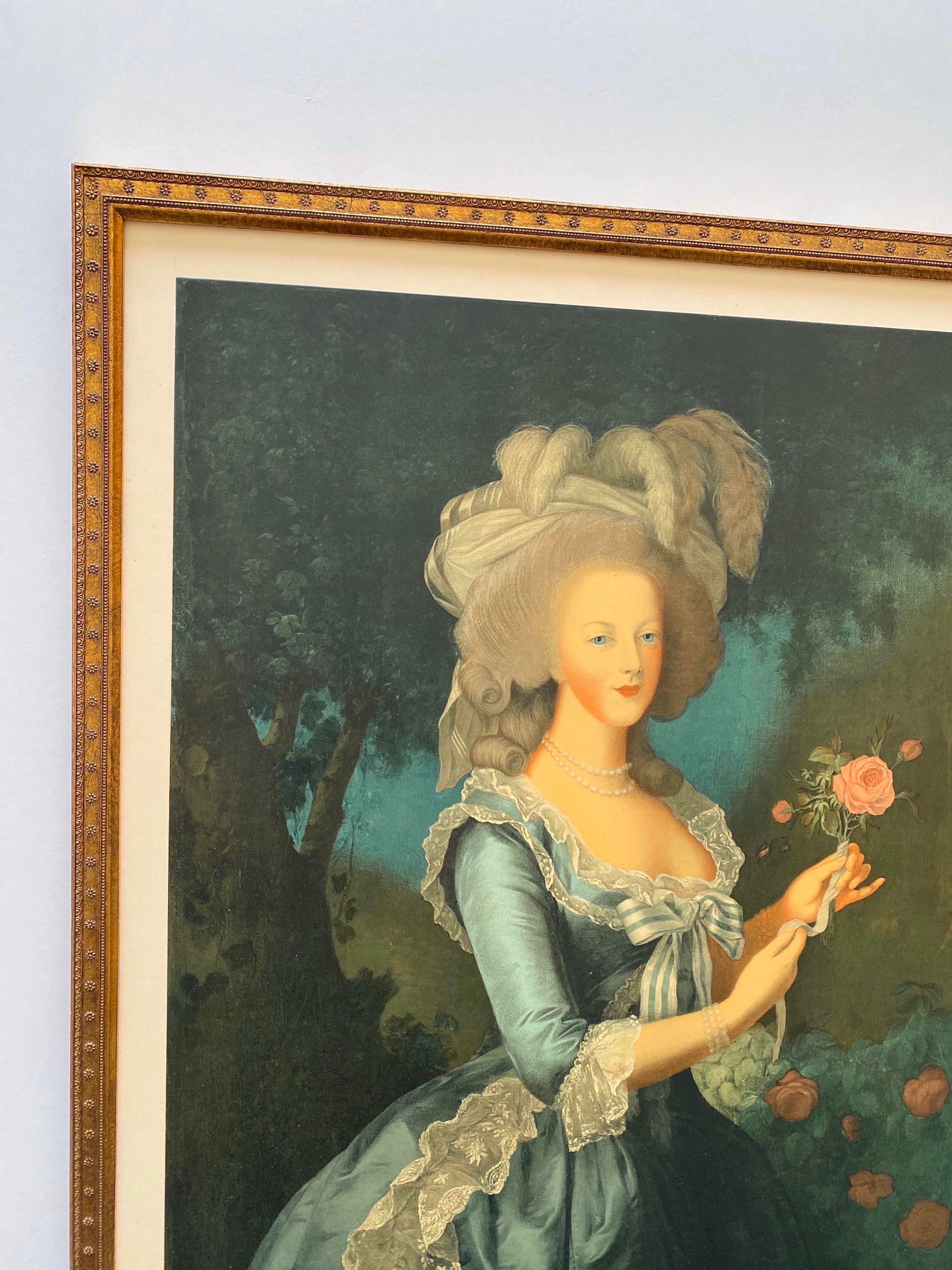 Madame Vigee Le Brun Vintage 1955 Neoclassical Mourlot Lithograph