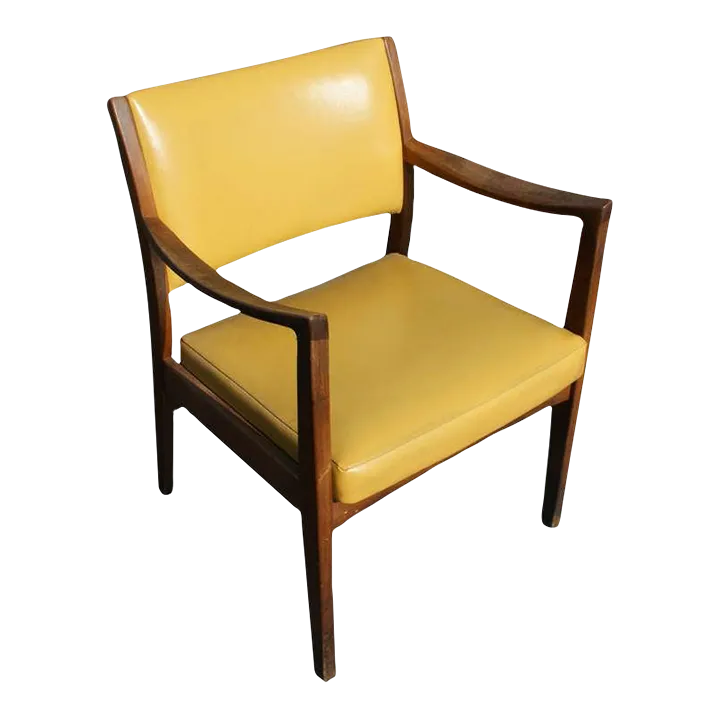 Vintage Walnut Johnson Furniture Dining Chair Chairish