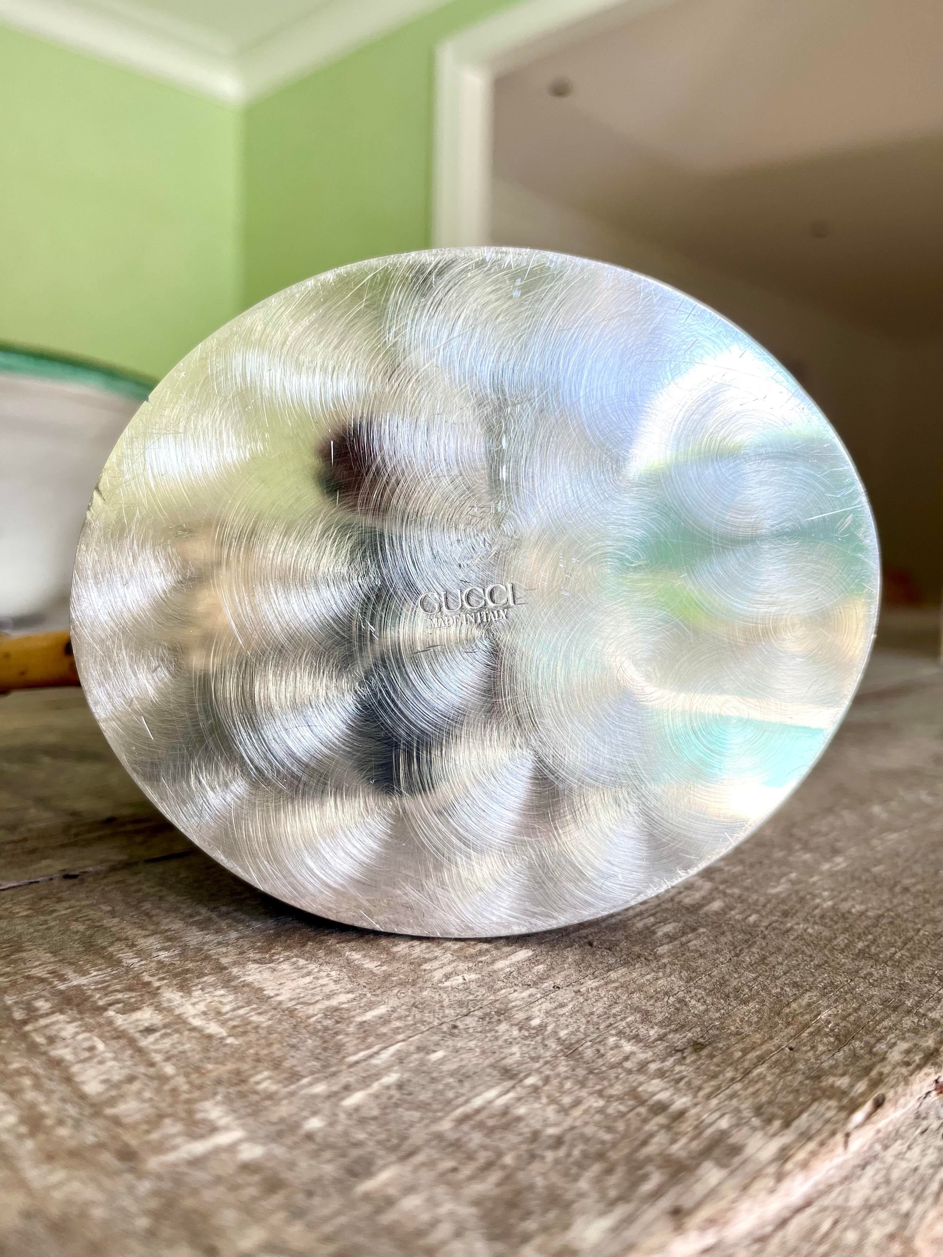 1960s Gucci Classic Silver-Plated Pitcher With Bamboo Handle